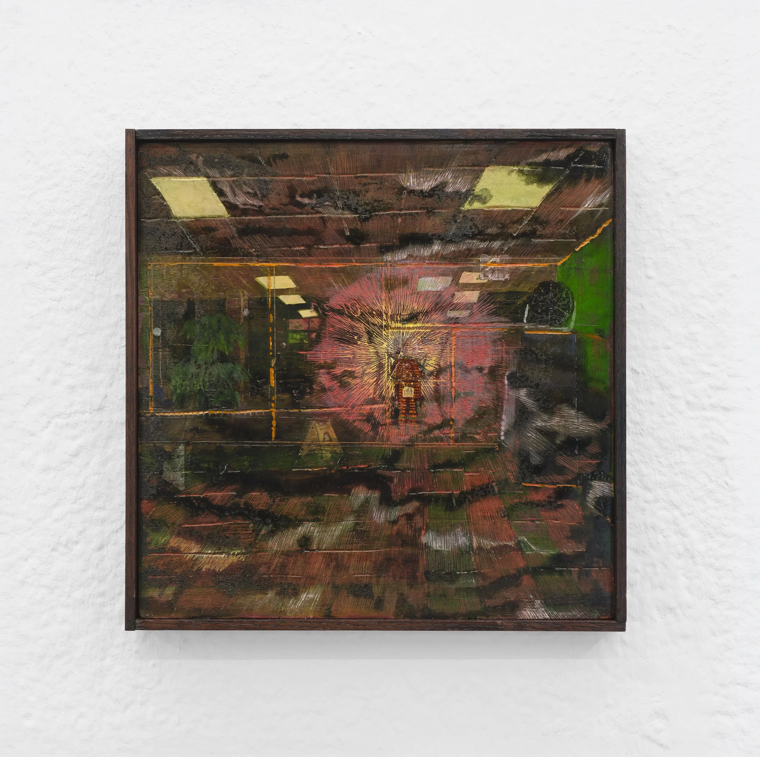 Johnathan Wilborn
But I'm Seeing Green, Doe, 2026
Mixed media on wood
25.4 x 25.4 cm