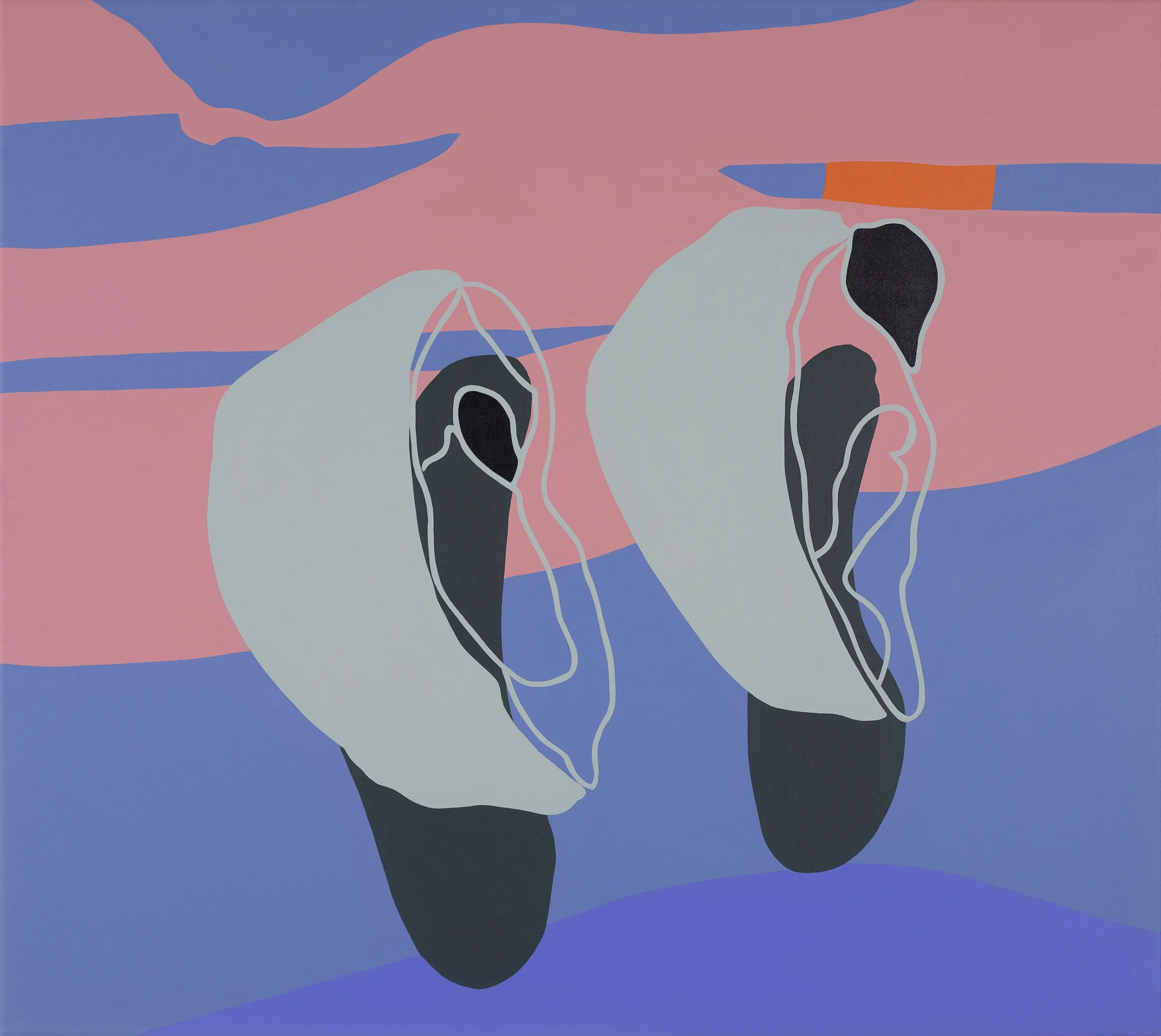 Jessica Russ
SoundCloud, 2020
Acrylic on canvas
80 x 90 cm