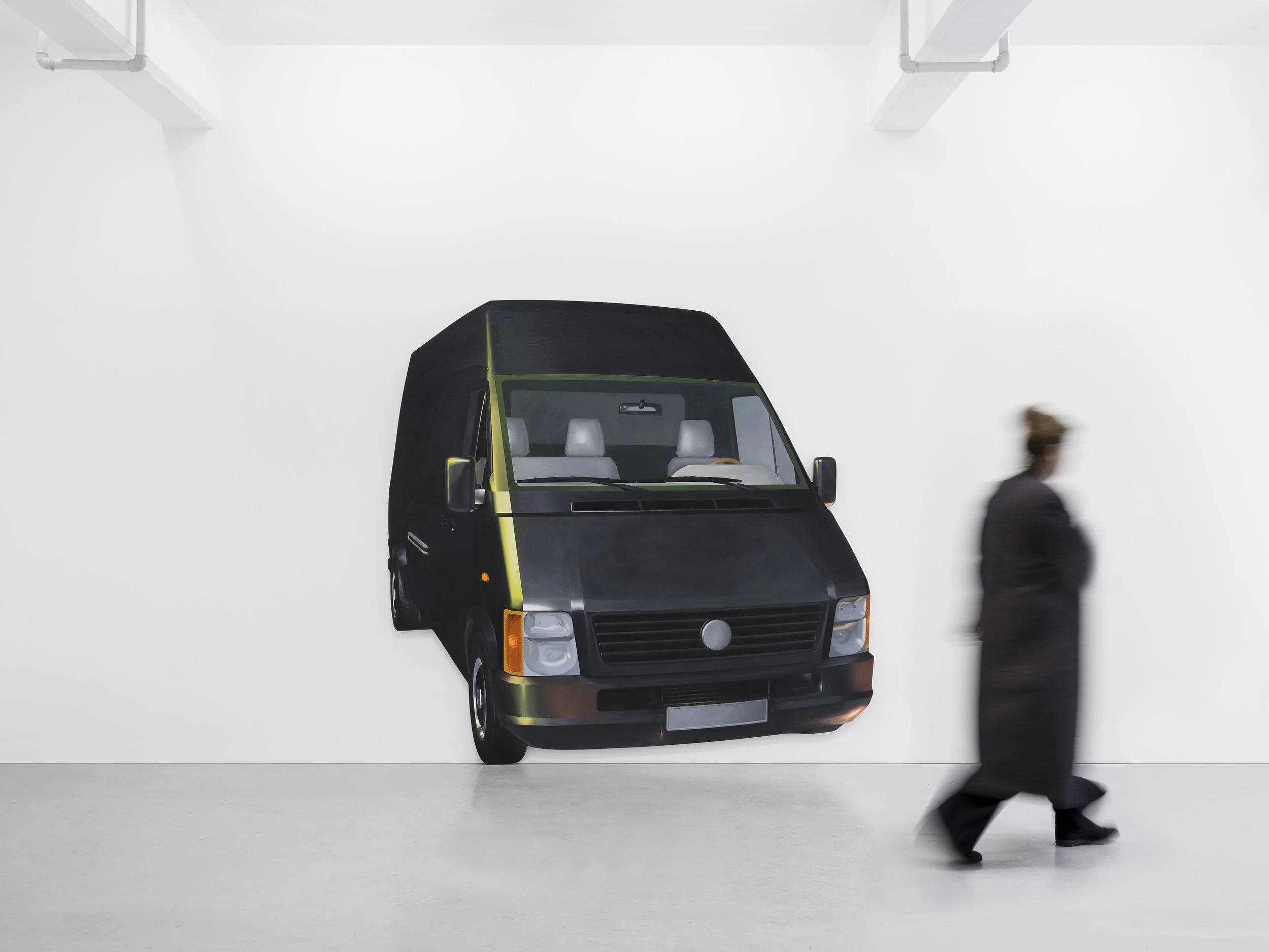 Marius Steiger
Van, 2024
Oil and acrylic on linen
240 × 250 × 4.5 cm / 94 ½ × 98 ½ × 1 ¾ in