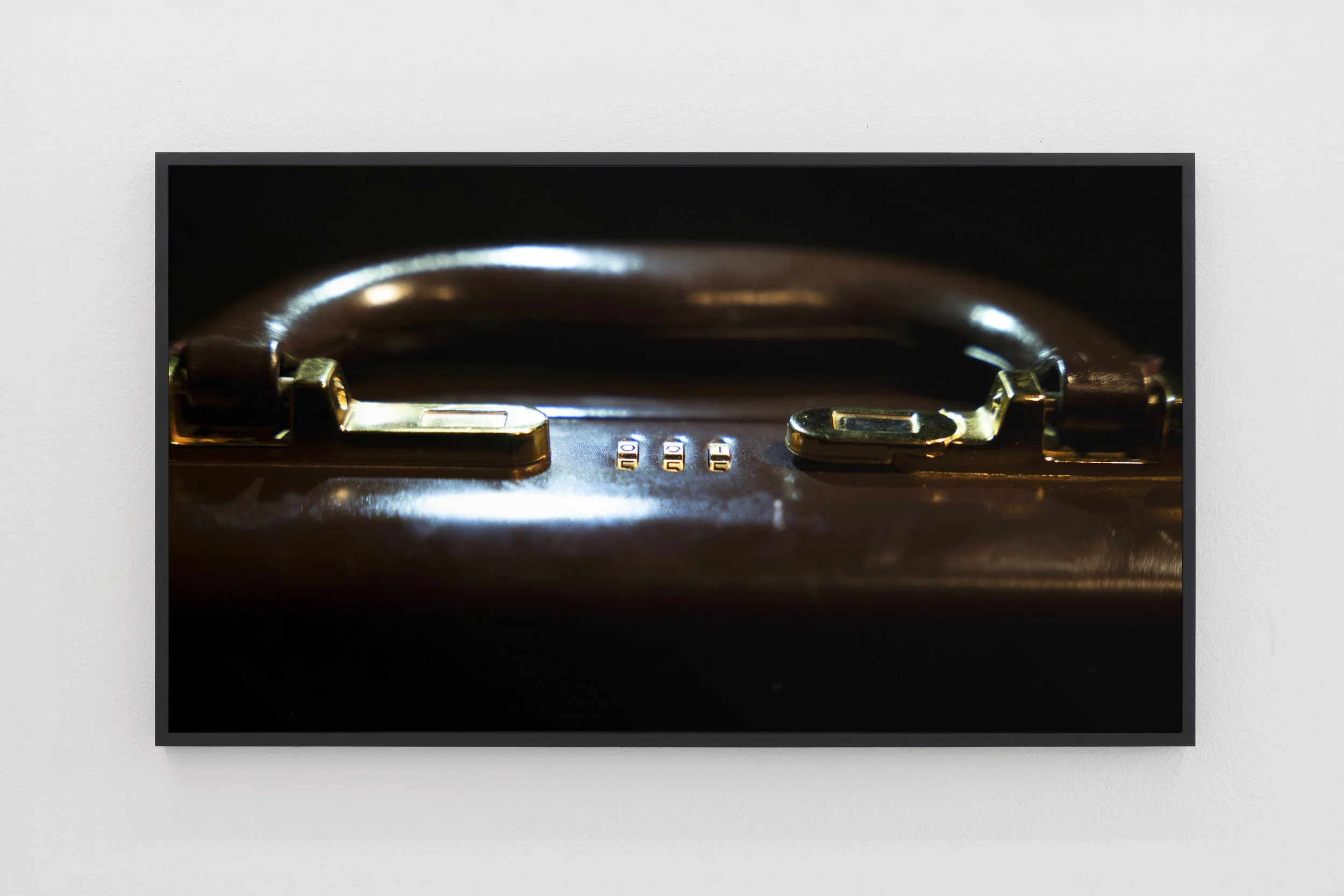 Julian-Jakob Kneer
Briefcase (Still, Brown), 2026
Fine Art Print on Canson Baryta Photographique II, mounted and framed 
113 x 200 x 6 cm
Unique