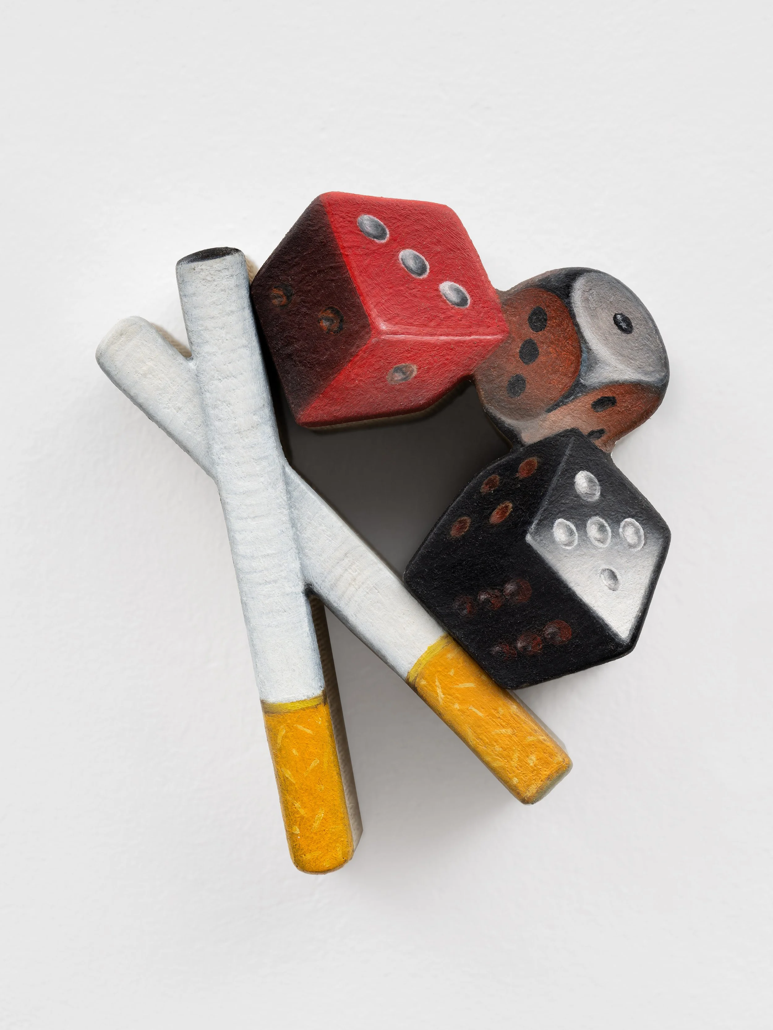 Marius Steiger
Luck, 2025
Oil and acrylic on linen
11 × 11 × 4.5 cm / 4 ⅜ × 4 ⅜ × 1 ¾ in