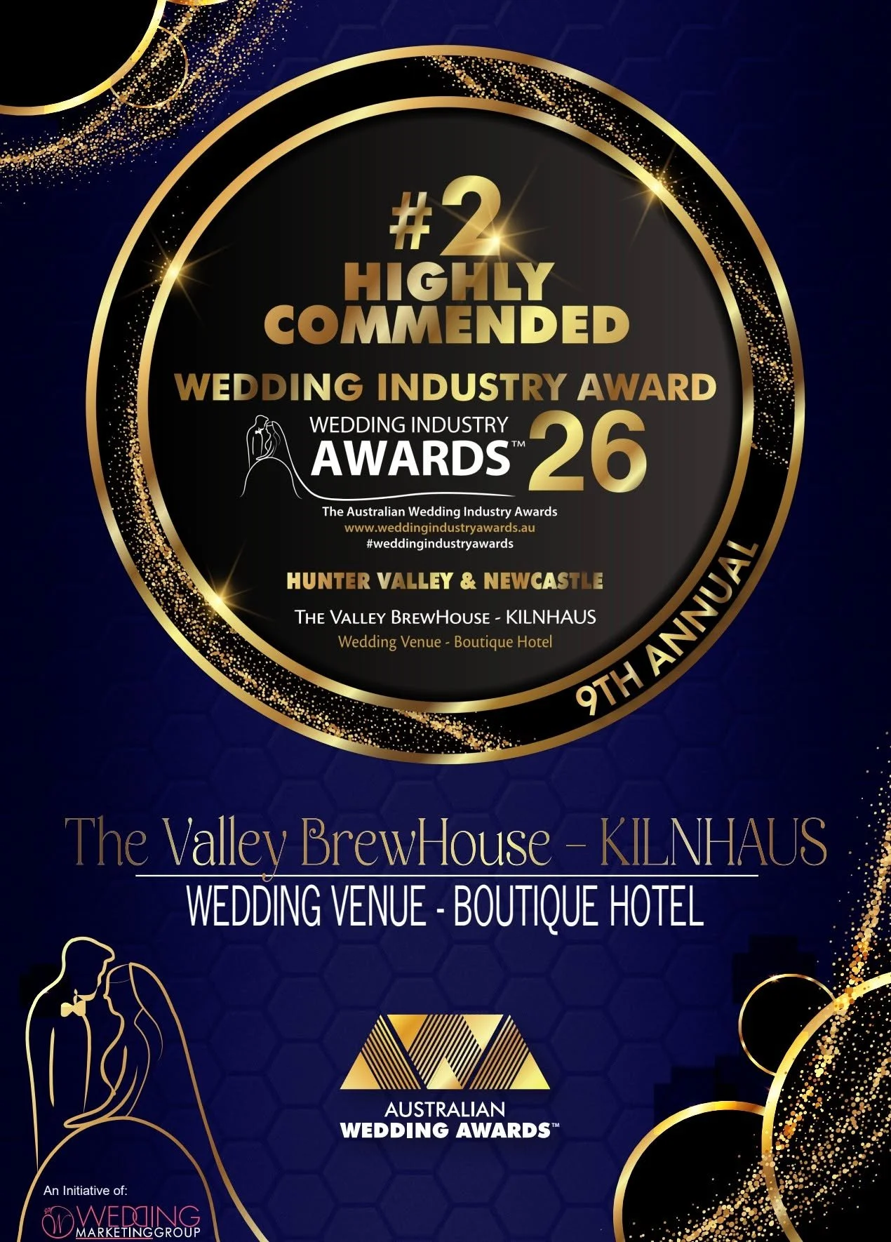 Proud moment for The Valley Brewhouse ✨

Our Kilnhaus Wedding Venue has been recognised as
🏆 #2 Highly Commended &ndash;  Australian Wedding Industry Awards 2026 @australianweddingawards 

A huge credit to our amazing team and a special shoutout to 