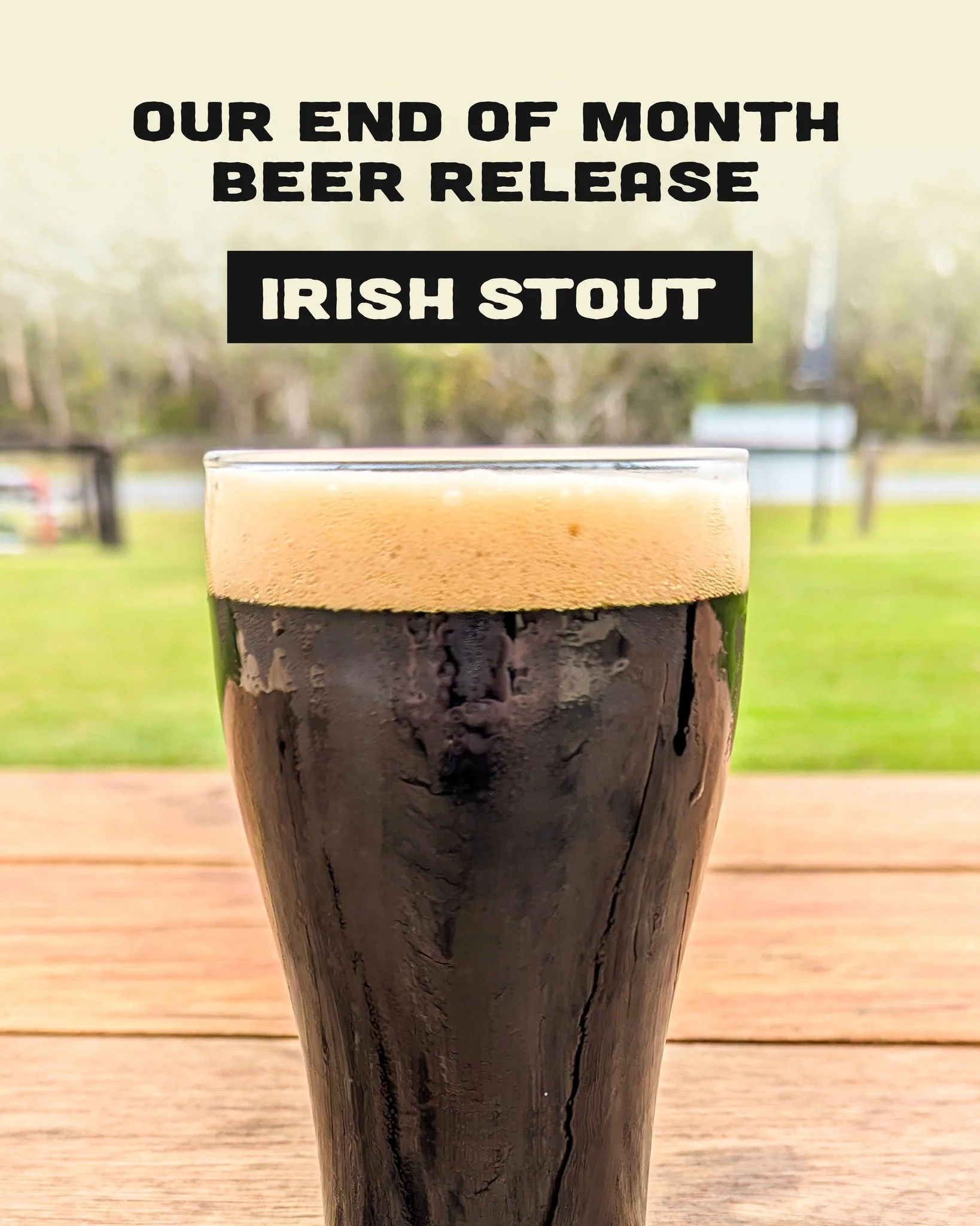 Irish Stout our end of month beer release 🍻 Swipe to learn all about it ➡️

Try it this weekend and get $7 Schooners 👏👏

T&amp;C's apply, special available 27th to the 29th March