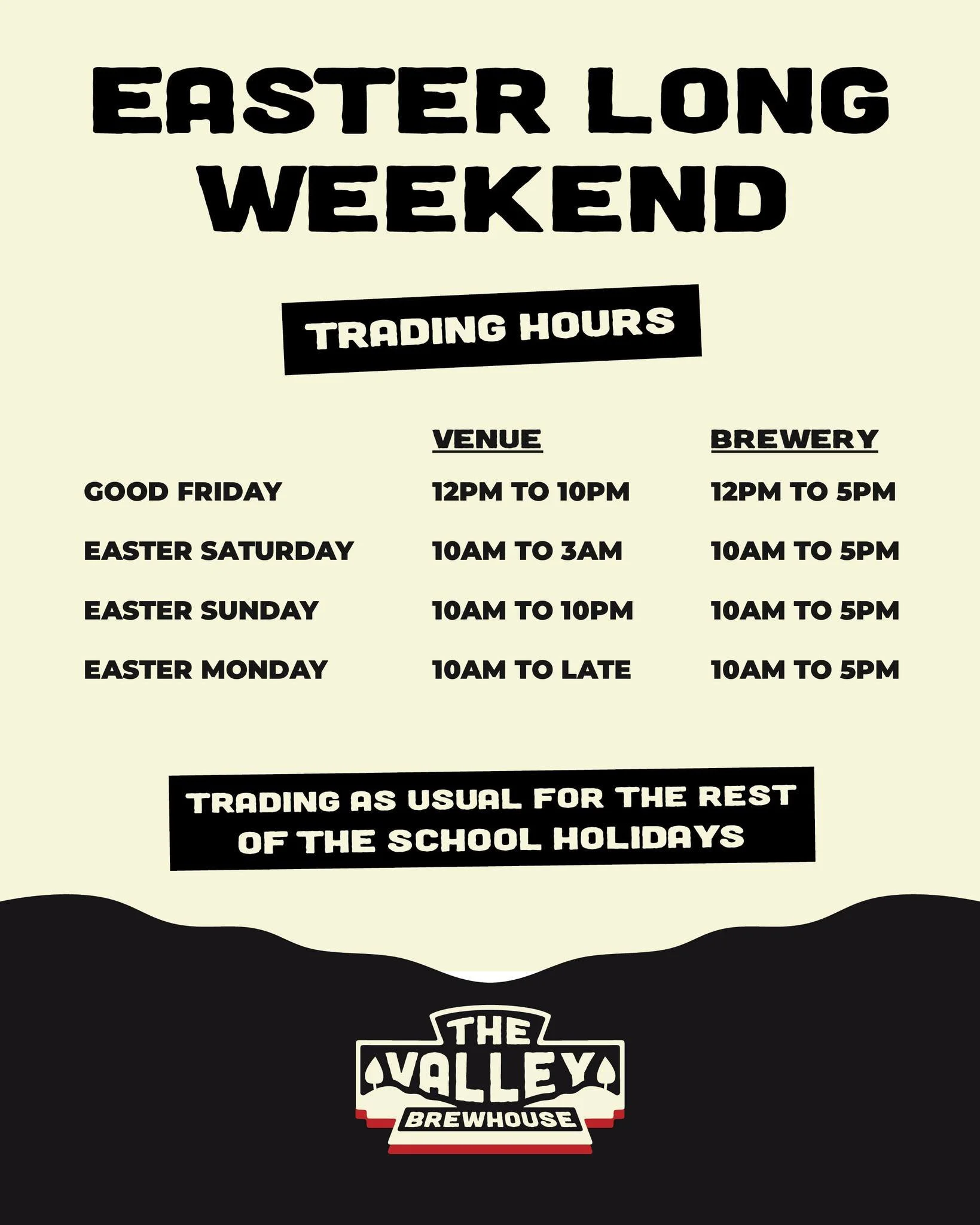 🐣 Easter Trading Hours 🐣

Who are you popping in with this Easter? 👇