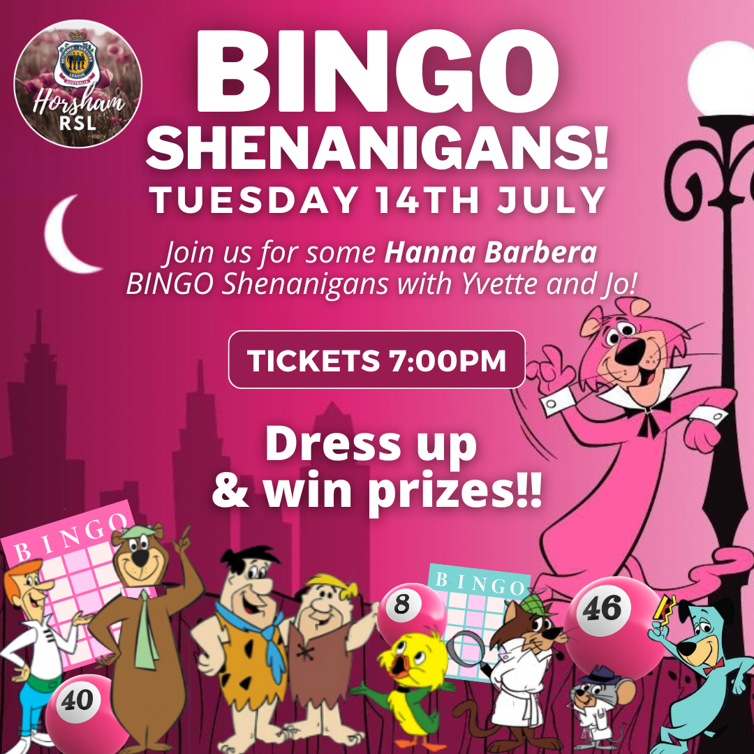 Bingo Shenanigans - Hanna Barbera!