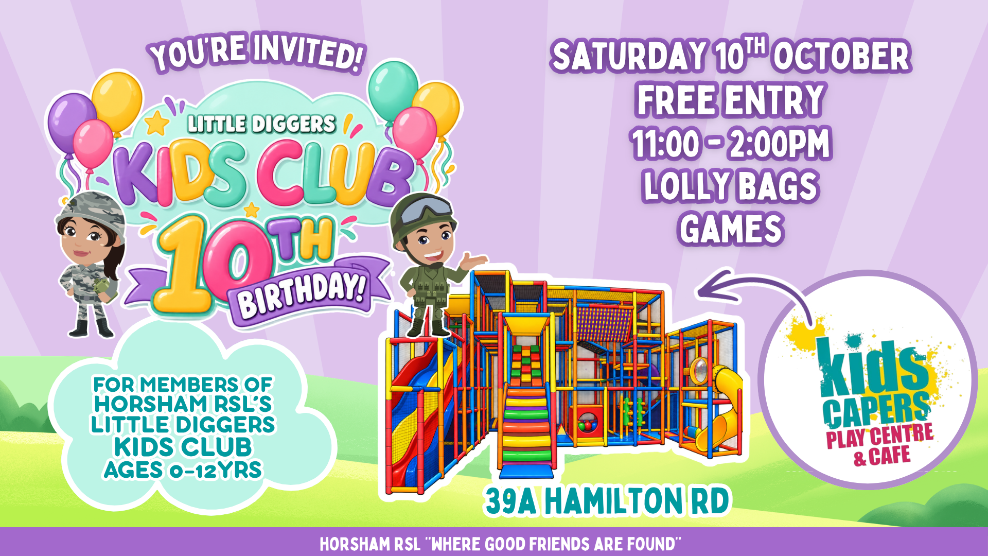 Little Diggers 10th Birthday Party