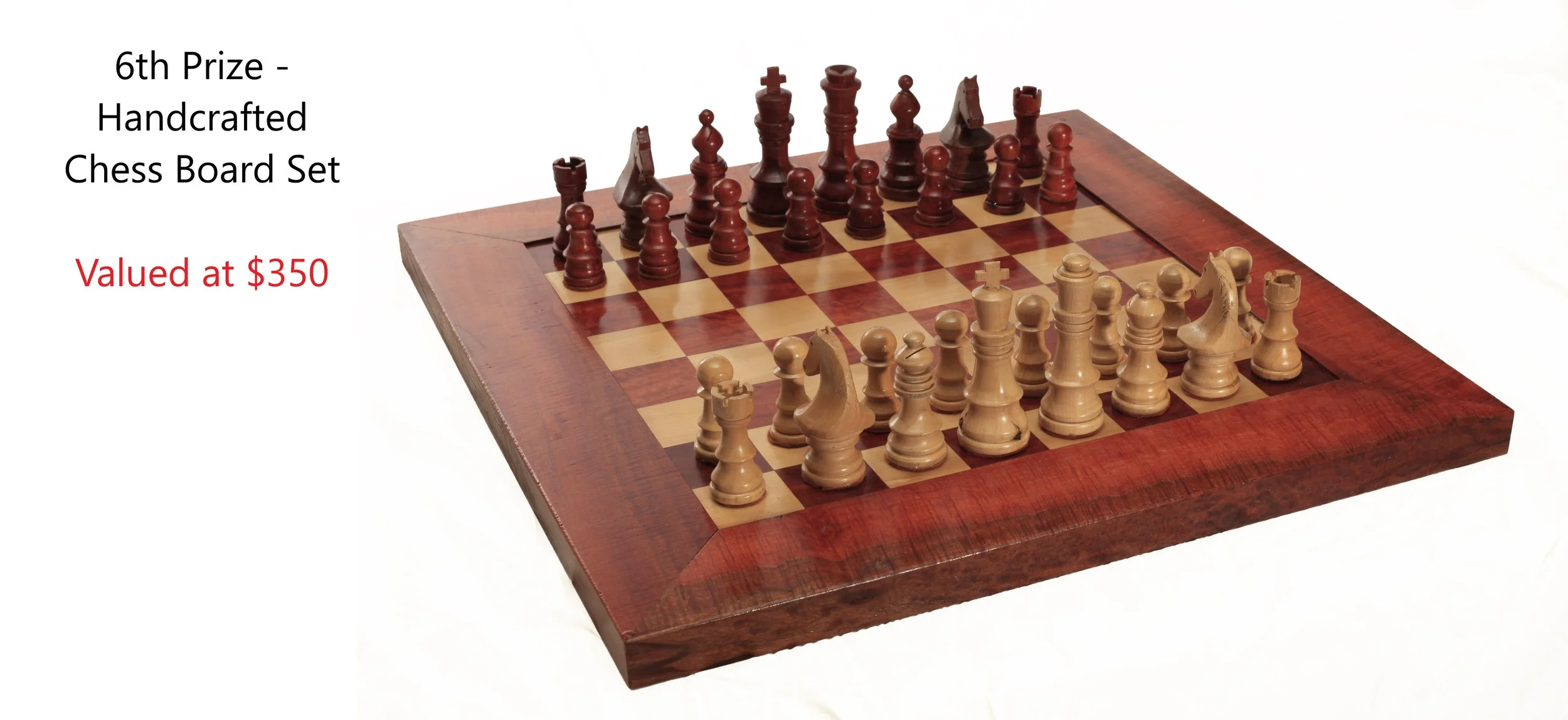 Wooden Chess Board and Pieces