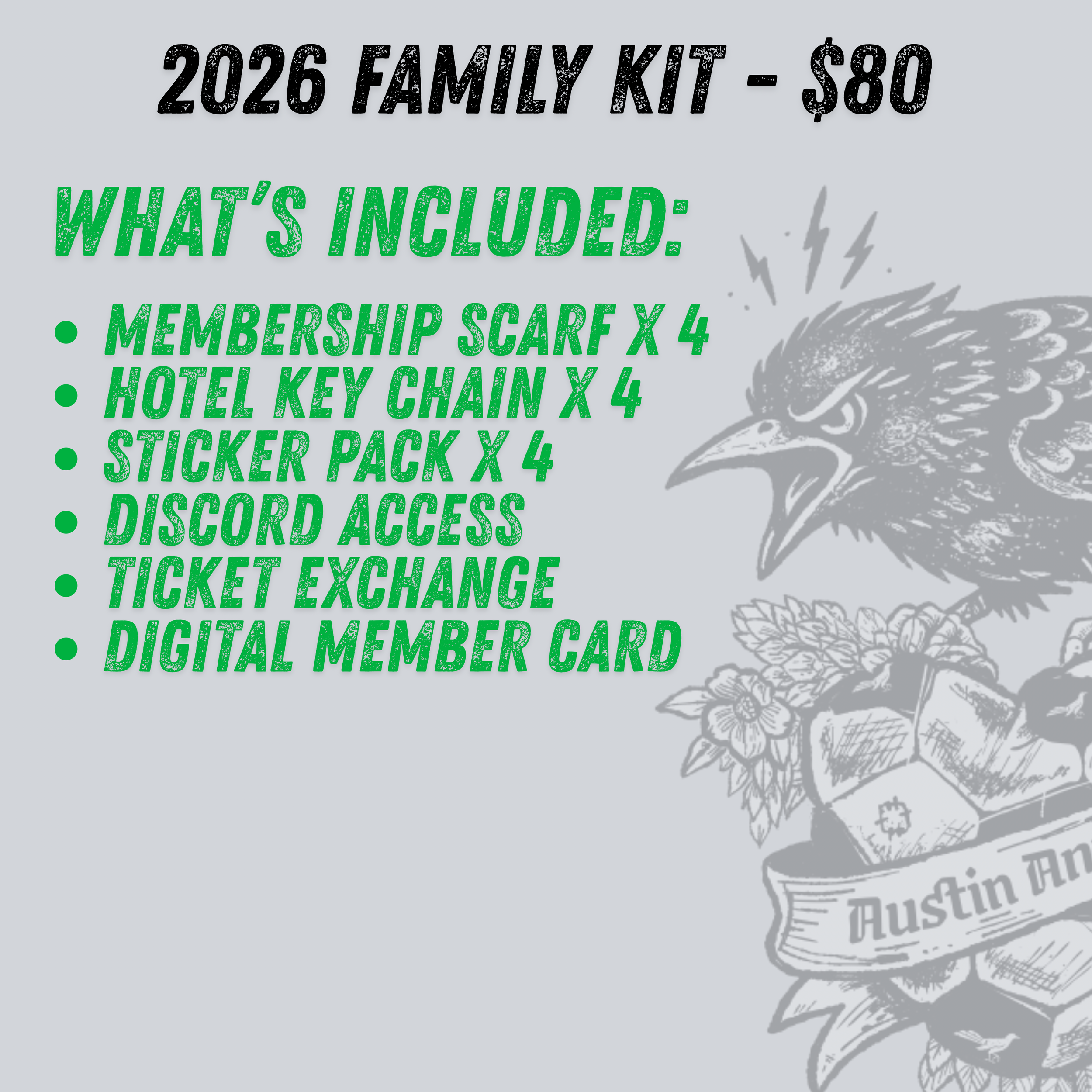 2026 Family Verde Membership