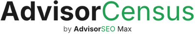 AdvisorCensus logo with the tagline "by Adviser SEM"