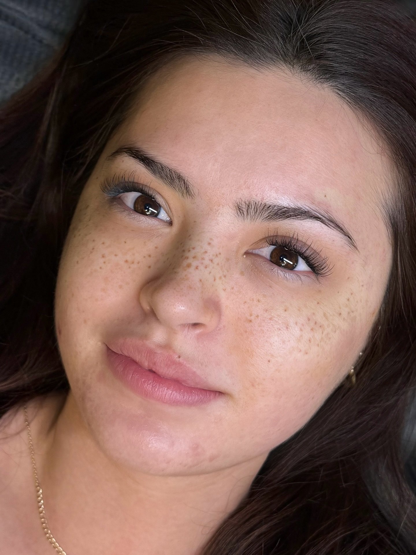 You all have been loving freckles lately! Can you tell which of hers are natural vs tattooed? ✨

My client has a good amount of natural freckles, but wanted them to be more noticeable year round without the sun damage. They really look like they were