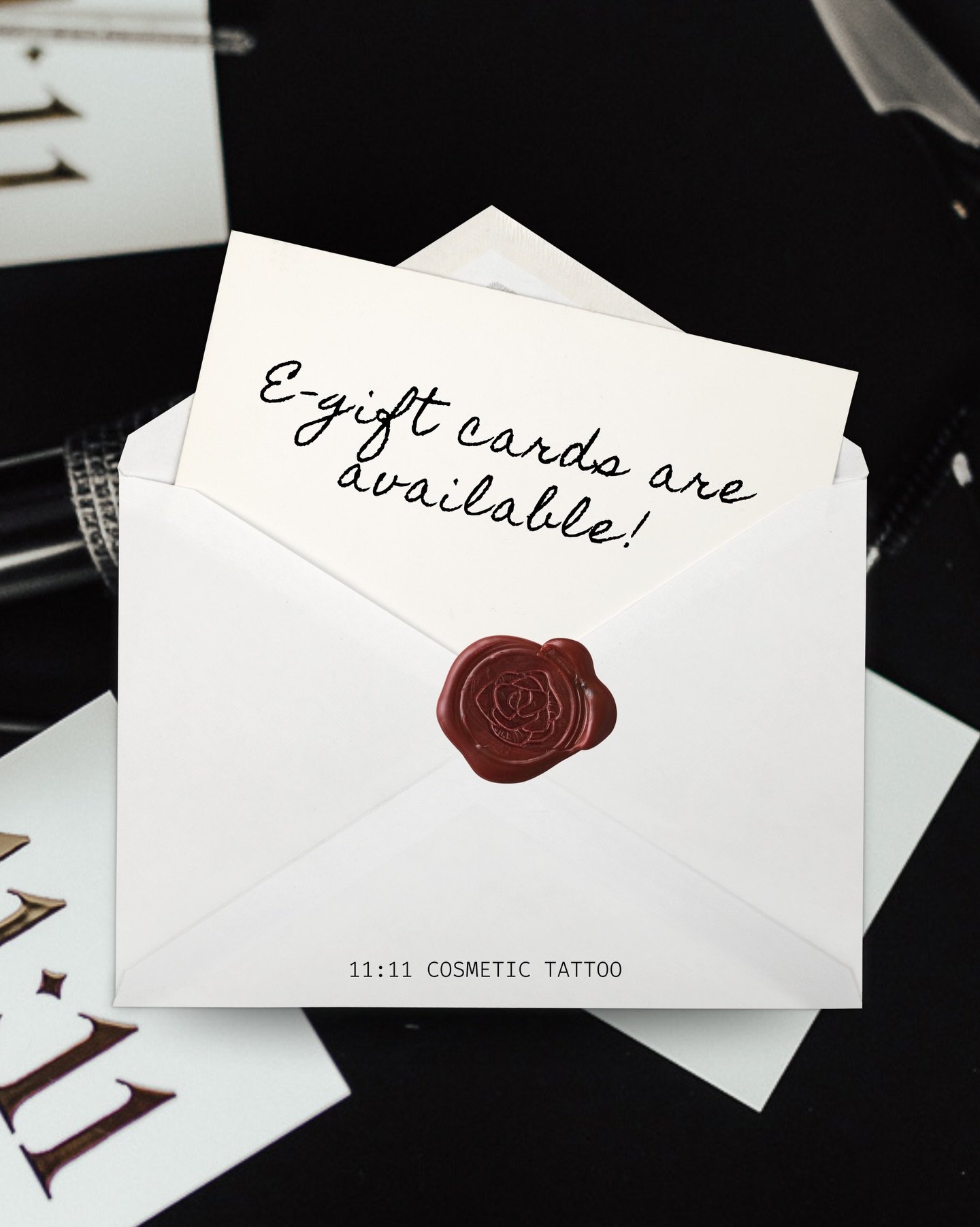 It&rsquo;s that time of year again! 🎁

A little reminder that I offer gift cards for 11:11 Cosmetic Tattoo. They&rsquo;re perfect for giving someone the push they need to finally book those brows or freckles they&rsquo;ve been talking about all year