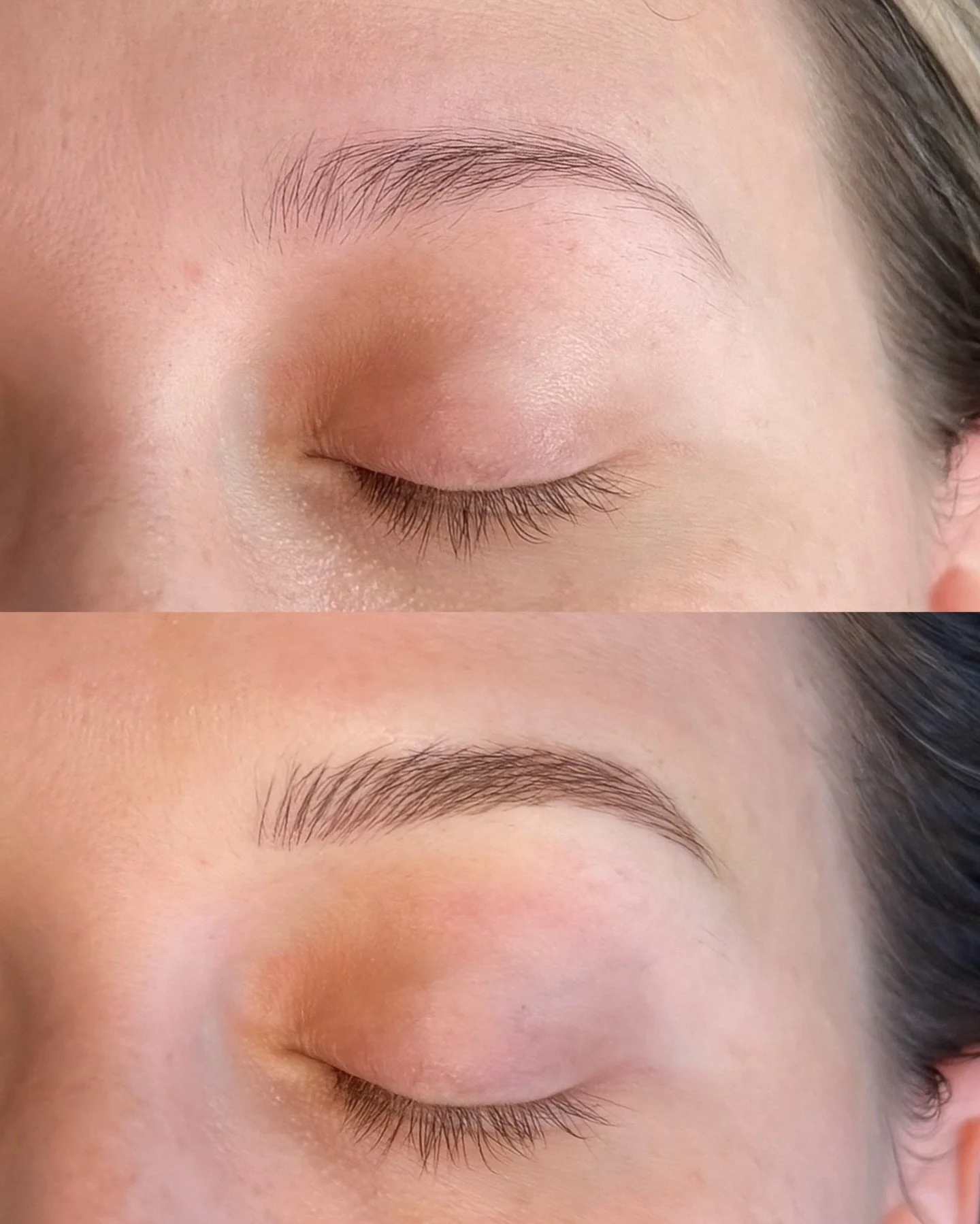 Less is always more ✨

When clients ask for natural looking brows, what they&rsquo;re actually asking for is negative space. The small gaps I leave between the strokes are what give the brow dimension and keep them from looking too filled in or &ldqu