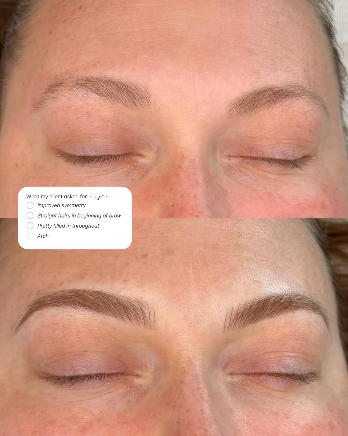 Every client gets a fully custom set of brow ✨
From the most soft and natural &mdash;> filled in and defined 

Always keep in mind that brows lighten 20-30% once fully healed.

.
.
.
.
.
.
.
.
#permanentbrows #browtransformation #seattlebrows #nan