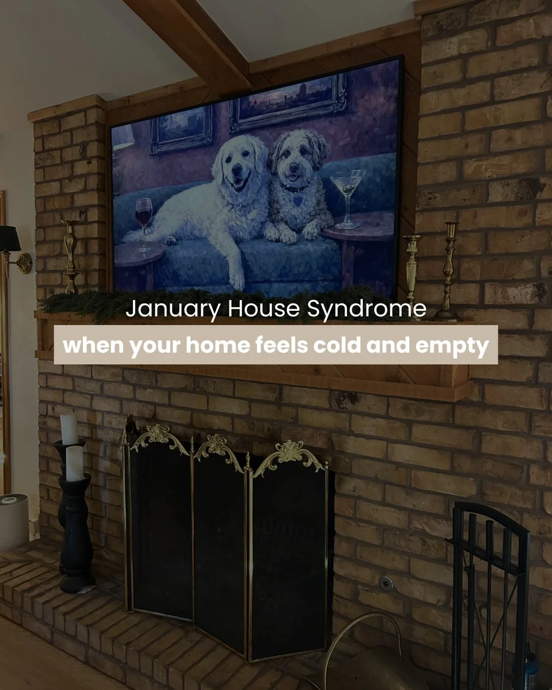 January always makes my house feel a little&hellip; sad.
 The Christmas decor comes down and suddenly everything feels cold and empty.

But we&rsquo;re not here for ripping down cozy season and jumping straight into spring, we&rsquo;re still embracin