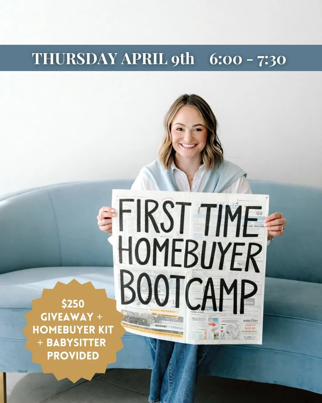 Buying your first home can feel like&hellip; a lot.

Like where do you even start? What actually matters? And how do you avoid making a mistake?

That&rsquo;s exactly why I&rsquo;m hosting a First-Time Homebuyer Bootcamp 🏡

No fluff, no pressure, ju