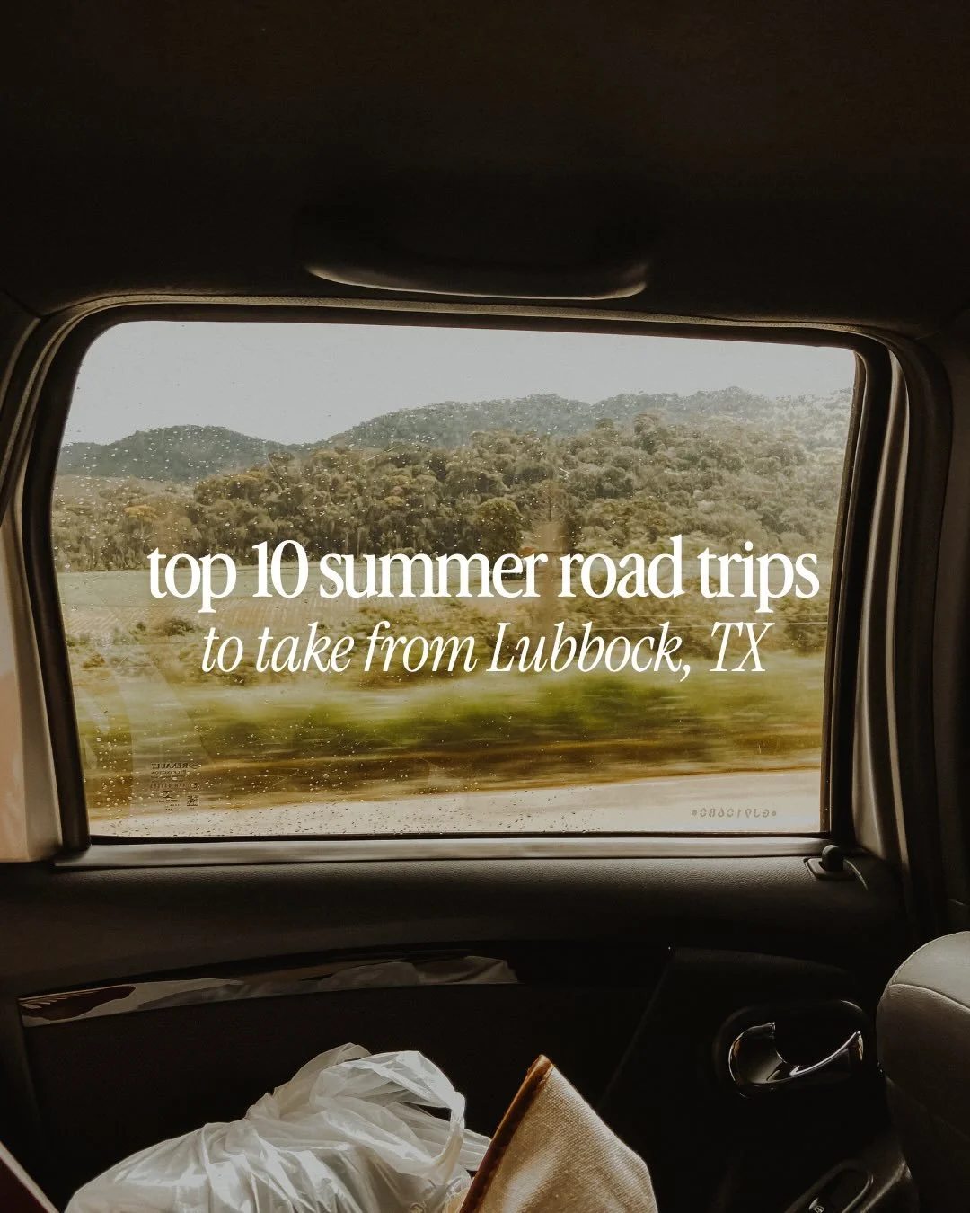 Summer in Lubbock is great, but sometimes you just need a change of scenery.

Lucky for us, we don&rsquo;t have to go far. Some of the best weekend trips are within driving distance. Plus this list has something for every one.

Send this post to your