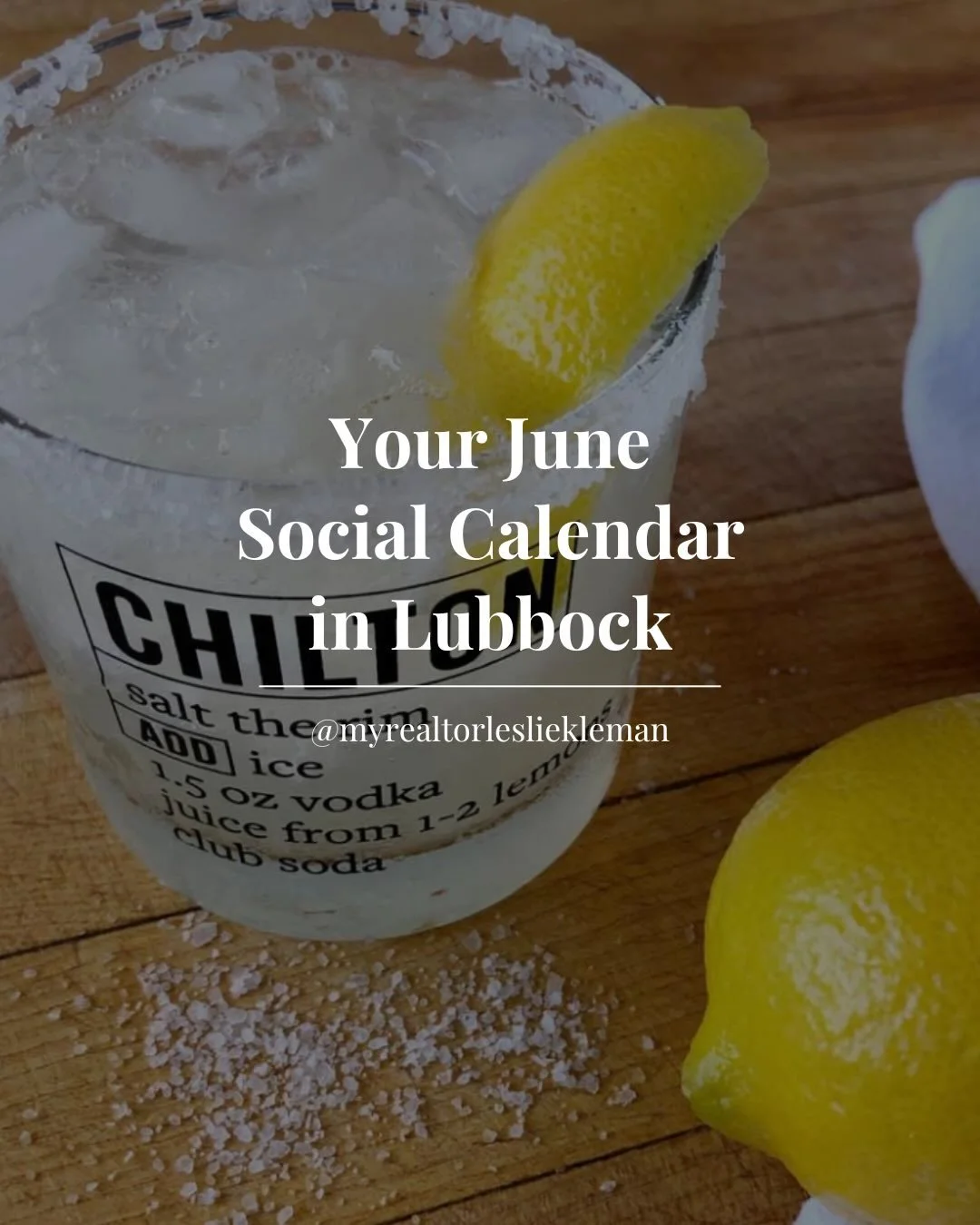 First full month of summer and I already planned it for you ☀️

What&rsquo;s your favorite thing on the list? Mine is of course @stitchandsiplubbock or the Parade of Homes! 

#lubbockintheloop #lubbocklocal #lubbocktexas #lubbockrealtor #lubbockevent
