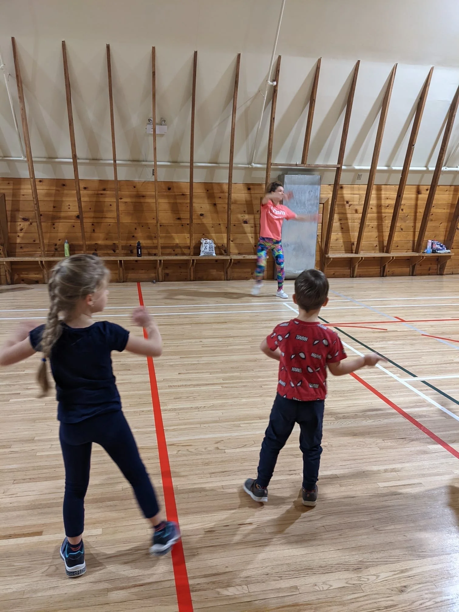 Fit Family Zumba dance fitness party at the Shawnessy Barn for families with kids ages 5 and older