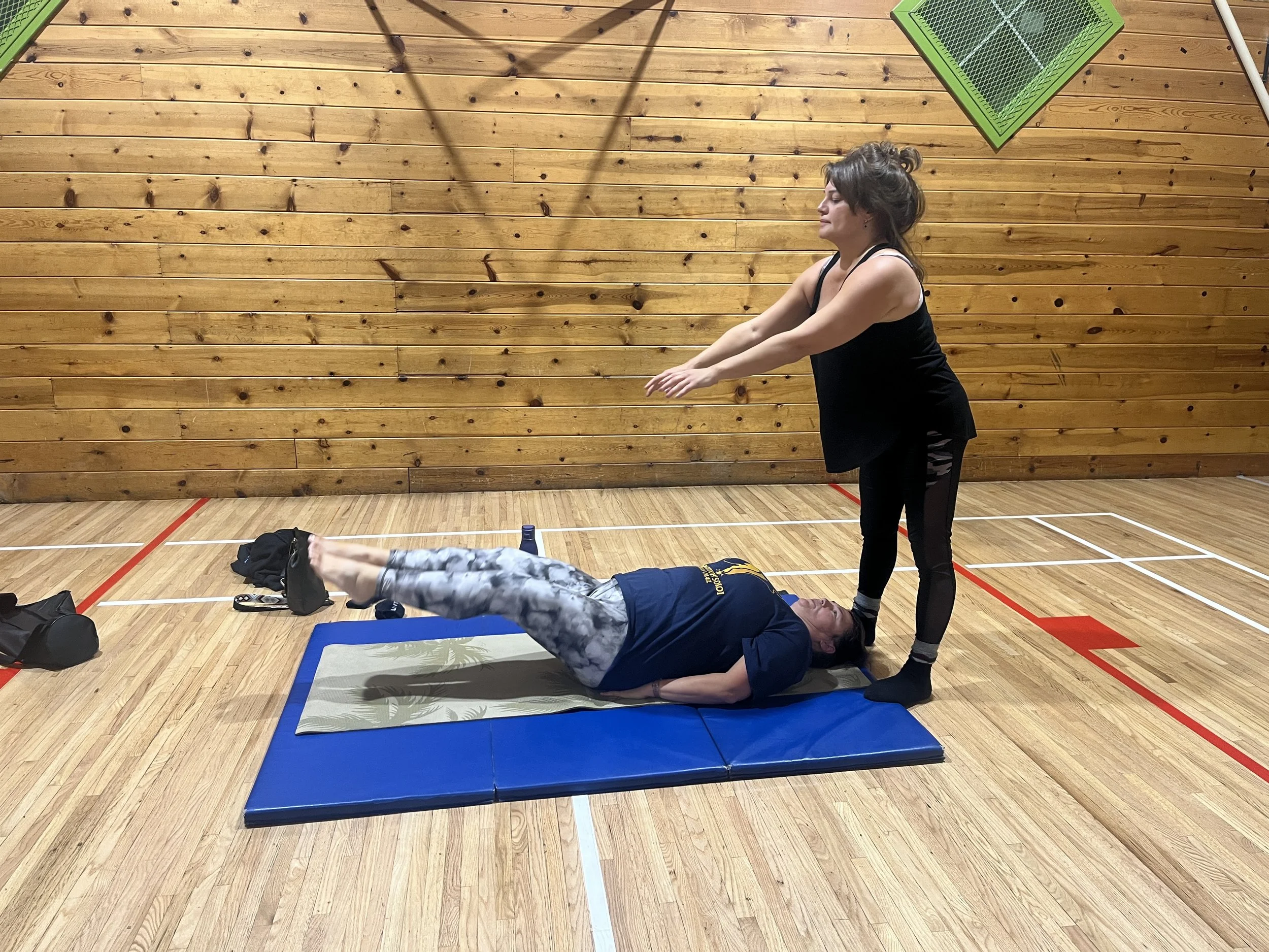 Fun partner Mobility and core workout with GoFunFit at the Shawnessy Barn