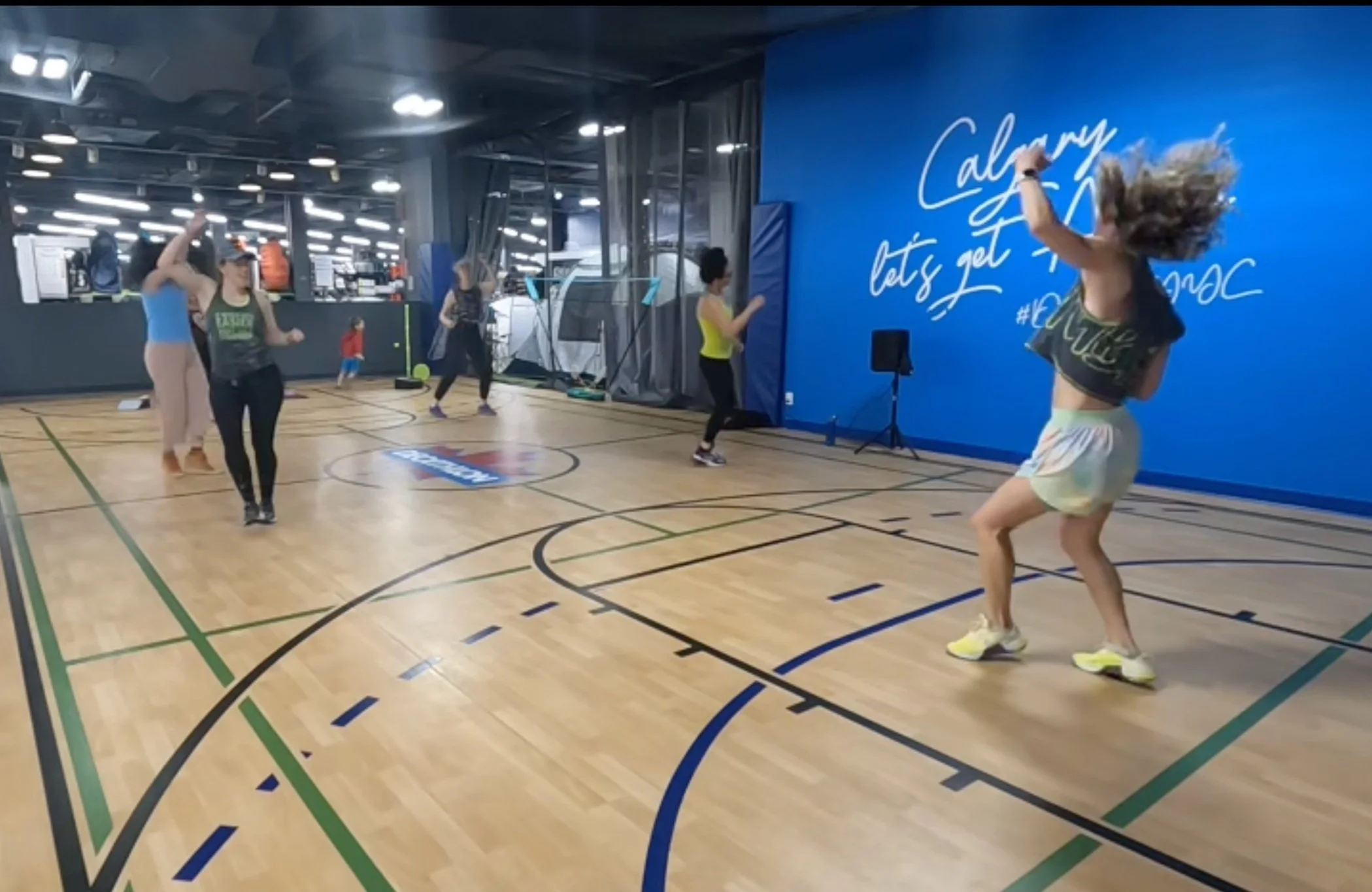 CLICK to WATCH! Zumba class video clip