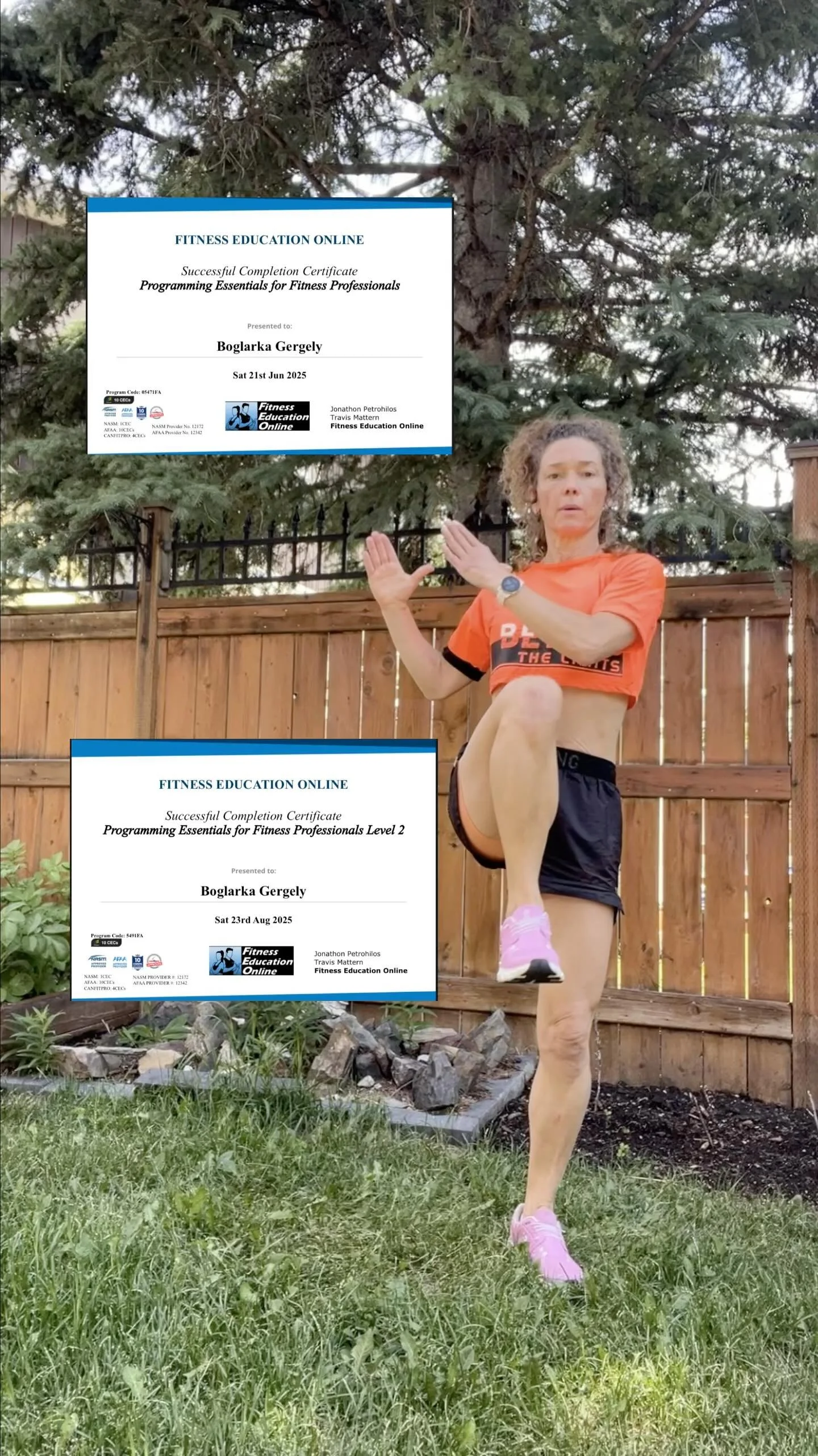 Thanks to Fitness Education Online-Australia I had the opportunity to expand my knowledge about how to better help people reaching their fitness and wellness goals, providing fun and effective training solutions for adults, kids, families. Thanks fo