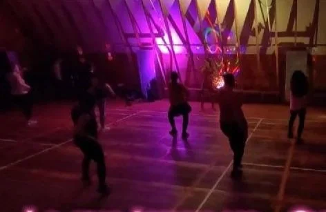 Valentines Zumba dance fitness with GoFunFit at the Barn