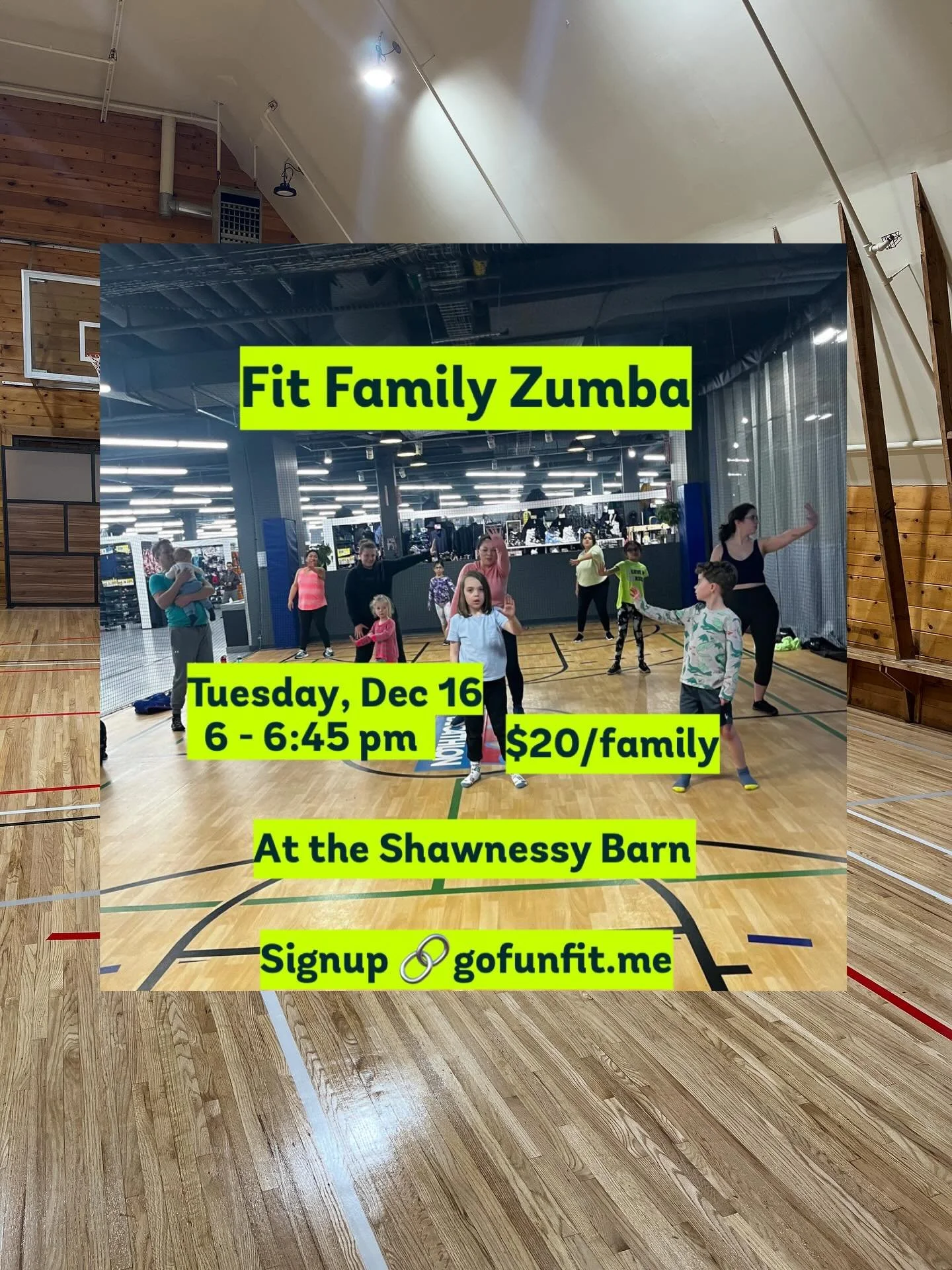 Be a role model for your children. Join other families in your community for some kid-friendly dancing and fun activities.
Save your spot at gofunfit.me Share and invite your friends.
@shawnessybarn  #happy #fitness #dance #kidsactivities #yycfitness