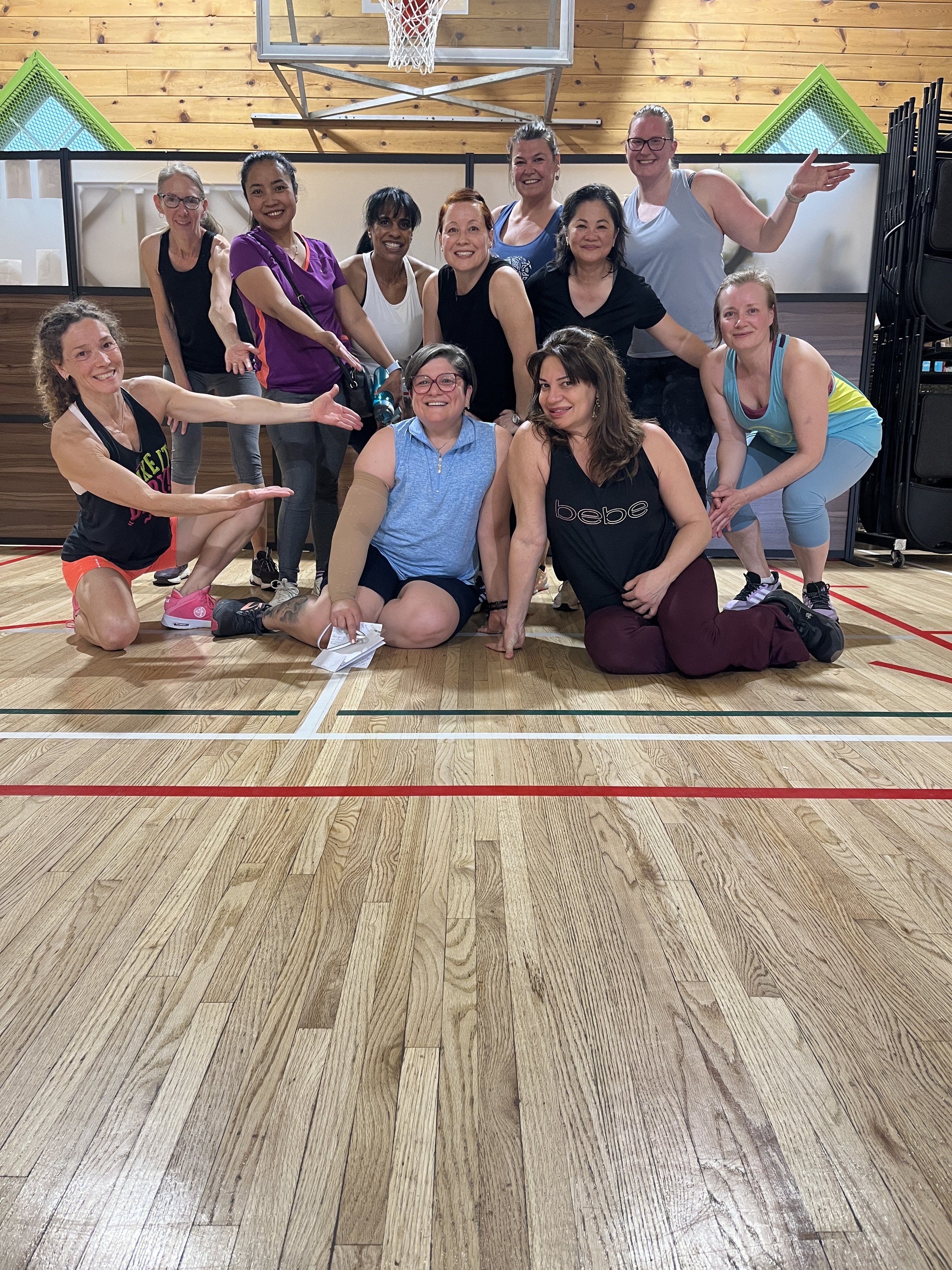 Zumba birthday celebration at the Barn
