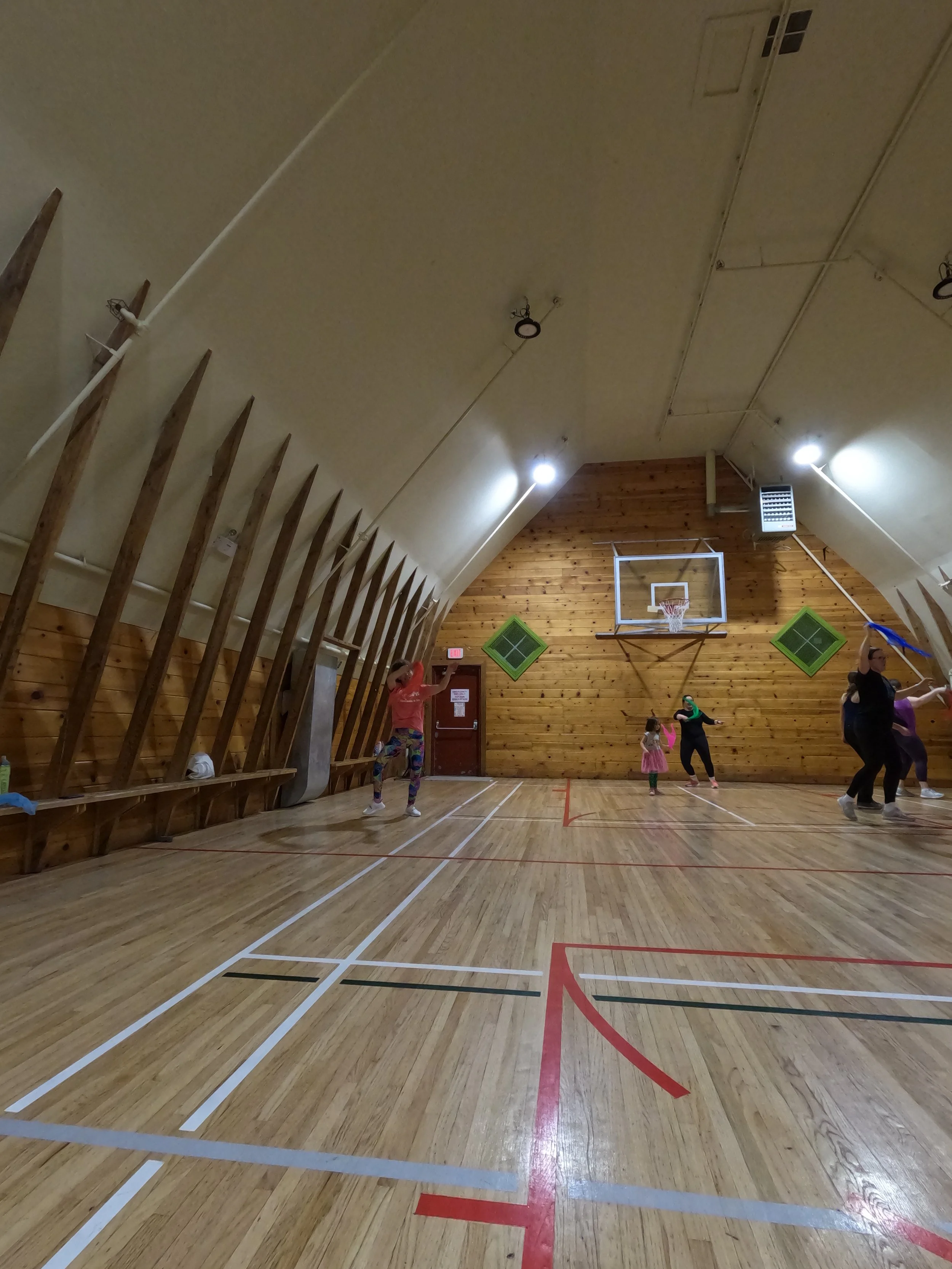 Fit Family Zumba dance fitness party at the Shawnessy Barn for families with kids ages 5 and older