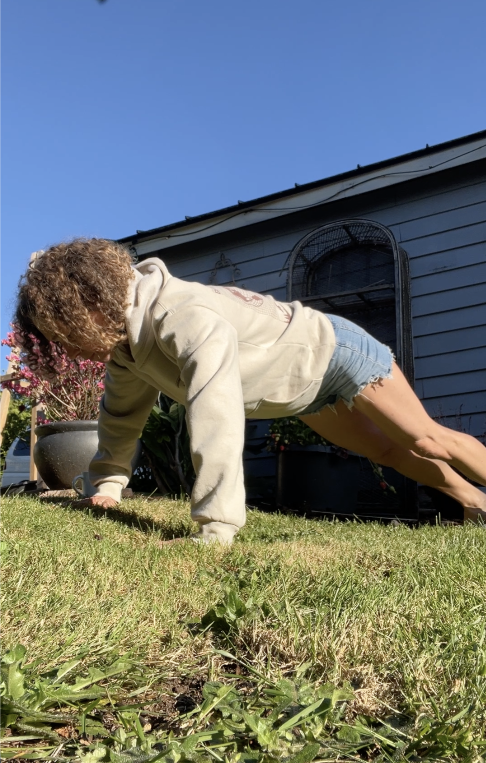 Pushup challenge for mental health support