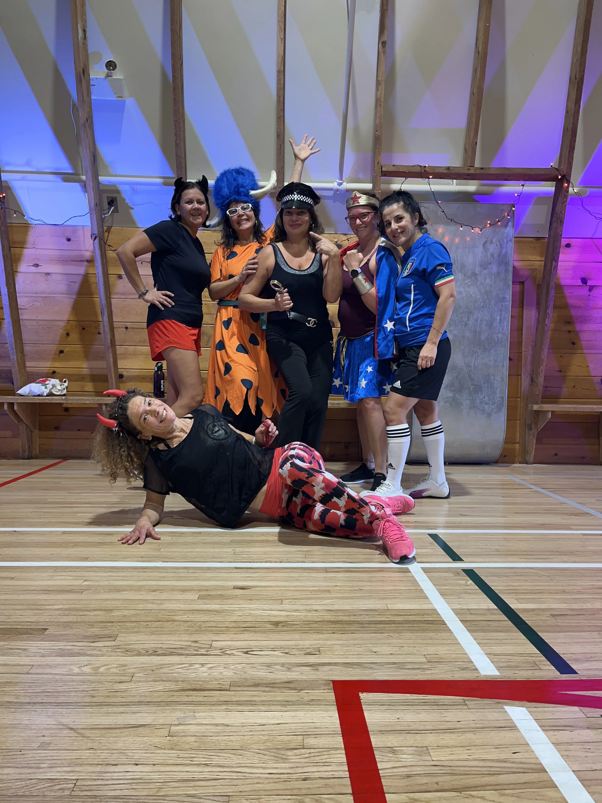 Halloween Zumba dance fitness party at the Shawnessy Barn