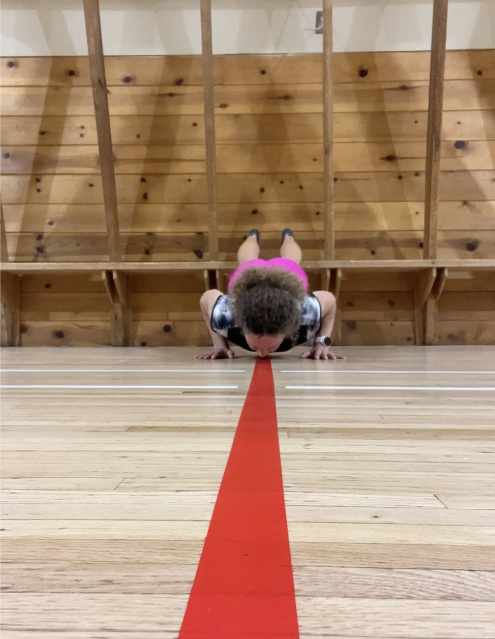 Pushup challenge for mental health support