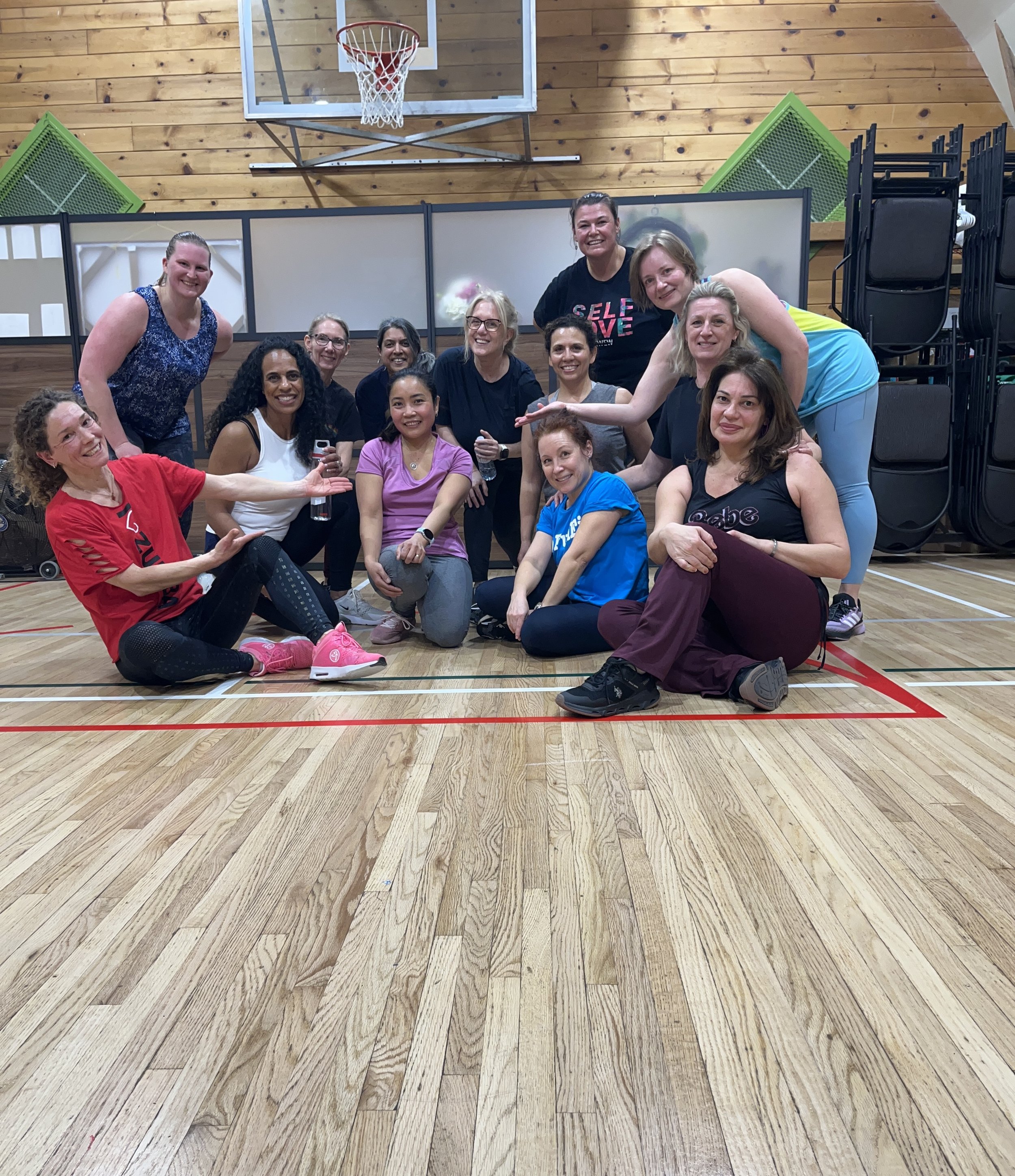 Zumba birthday celebration at the Barn