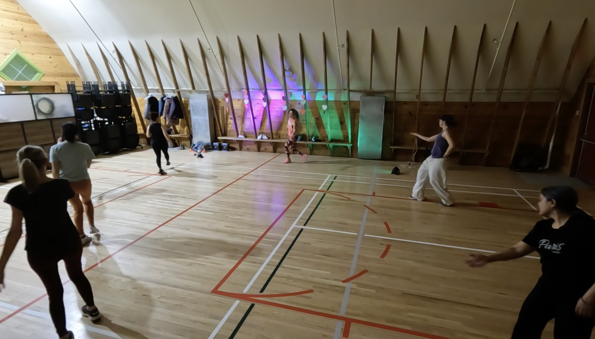 Valentine's Zumba party at the Shawnessy Barn