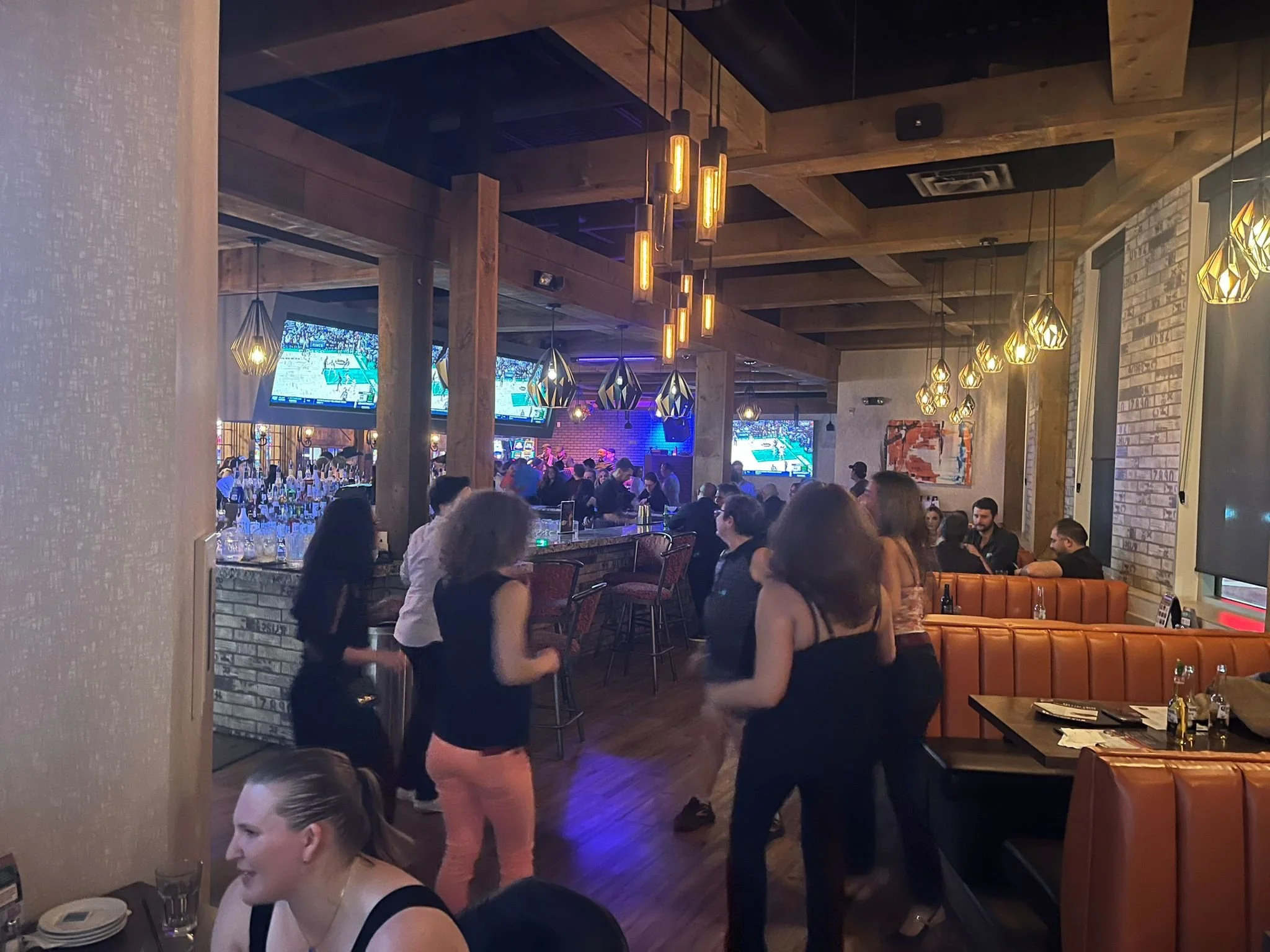 Latin dance night social with the Shawnessy Barn Zumba team