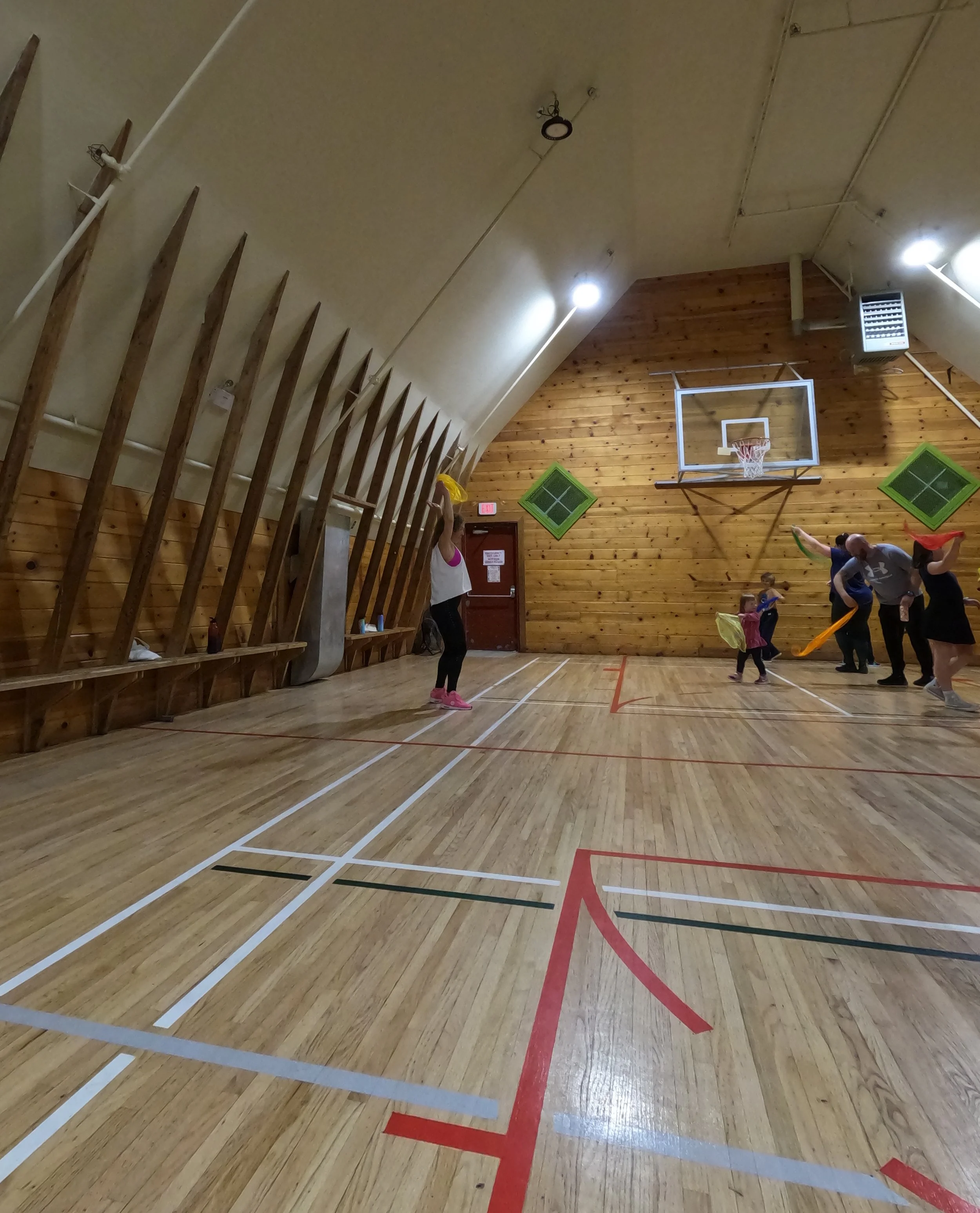 Fit Family Zumba dance fitness party at the Shawnessy Barn for families with kids ages 5 and older