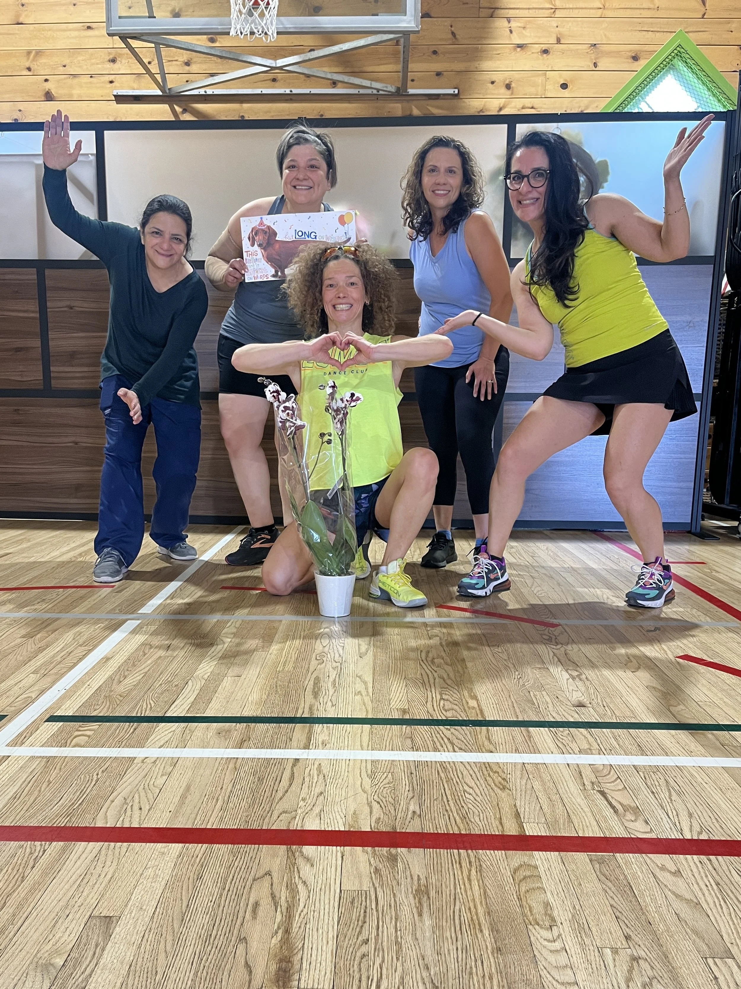 Zumba birthday celebration at the Barn