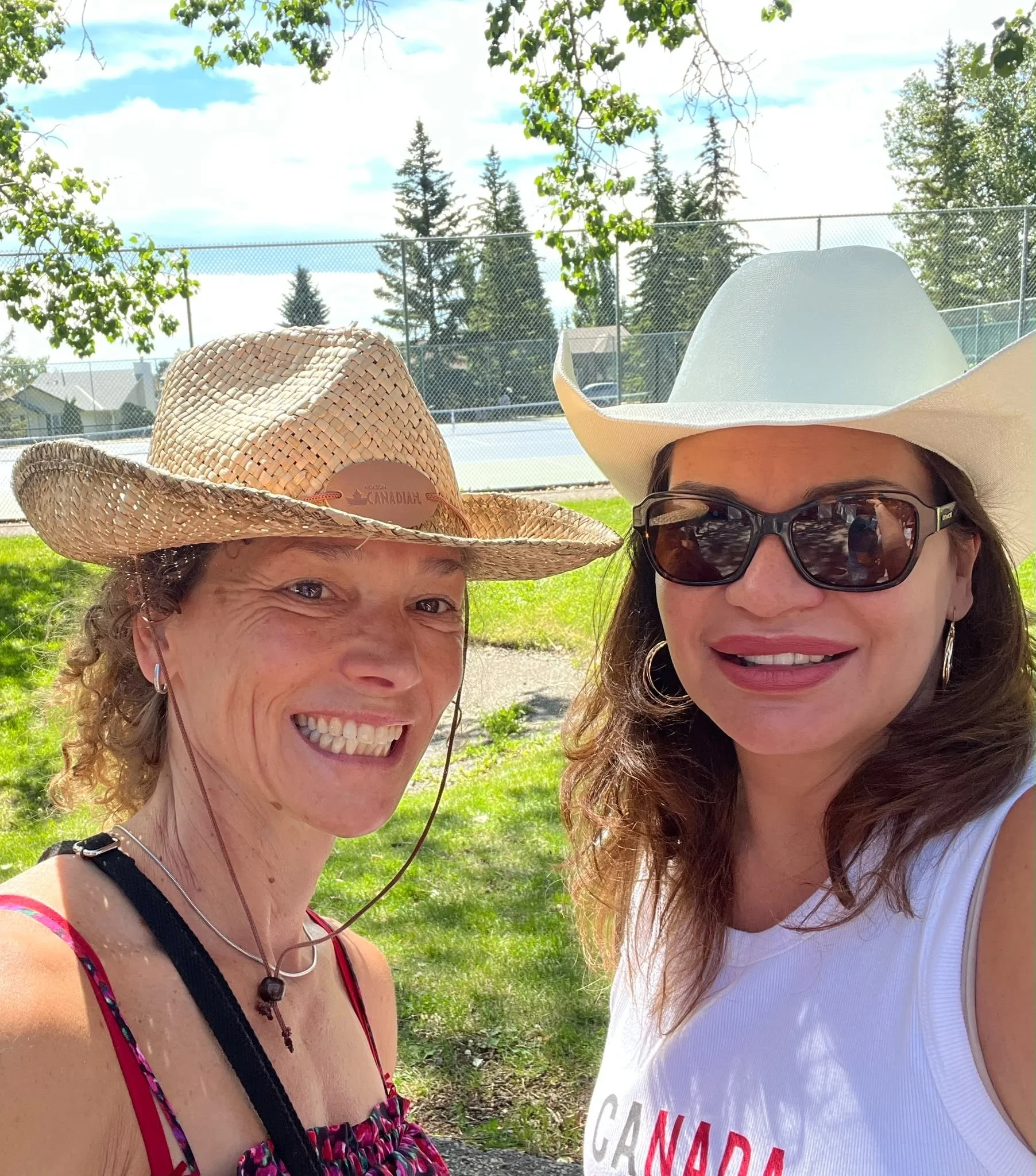 Stampede party with GoFunFit at the Shawnessy Barn