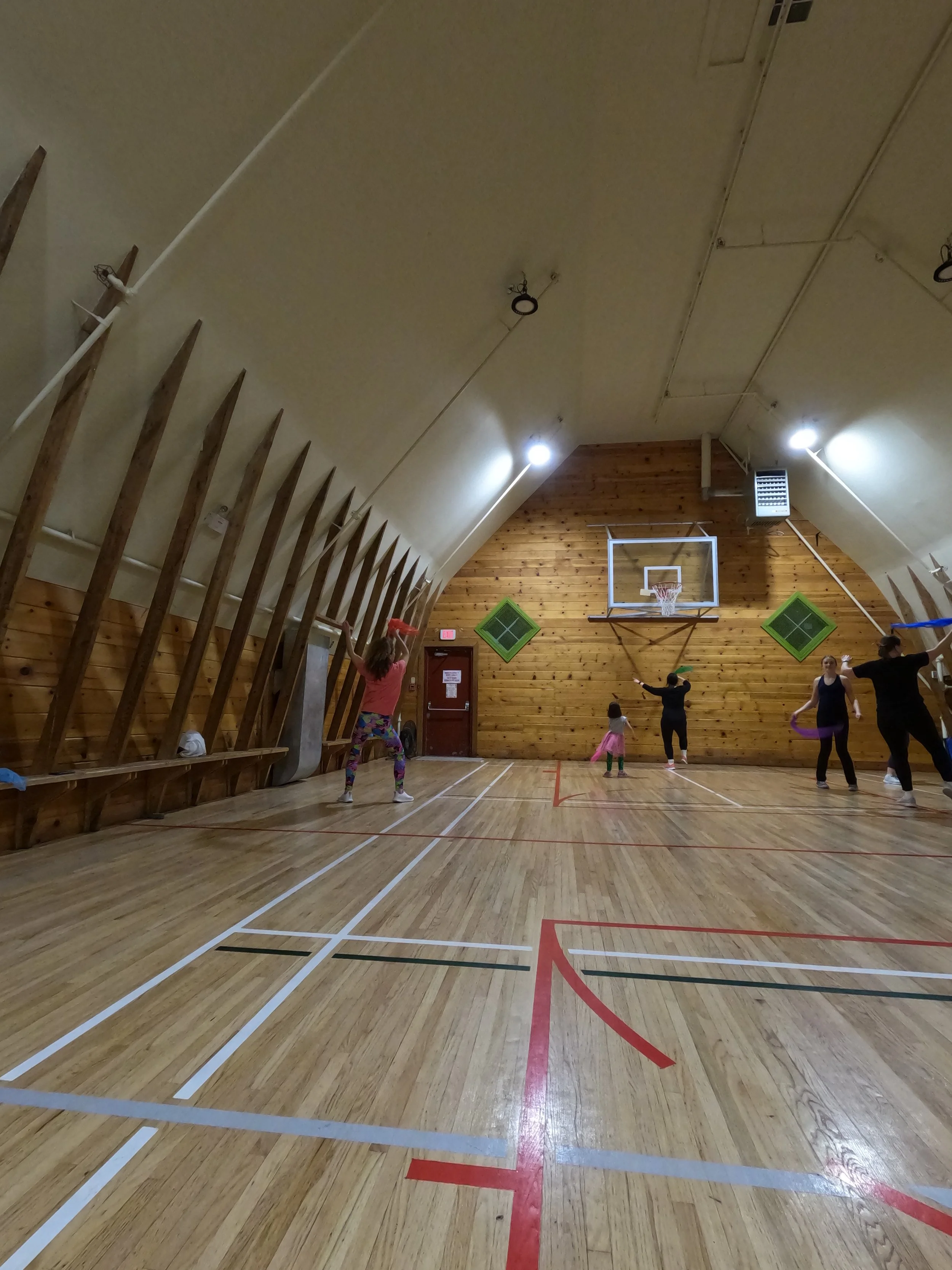 Fit Family Zumba dance fitness party at the Shawnessy Barn for families with kids ages 5 and older