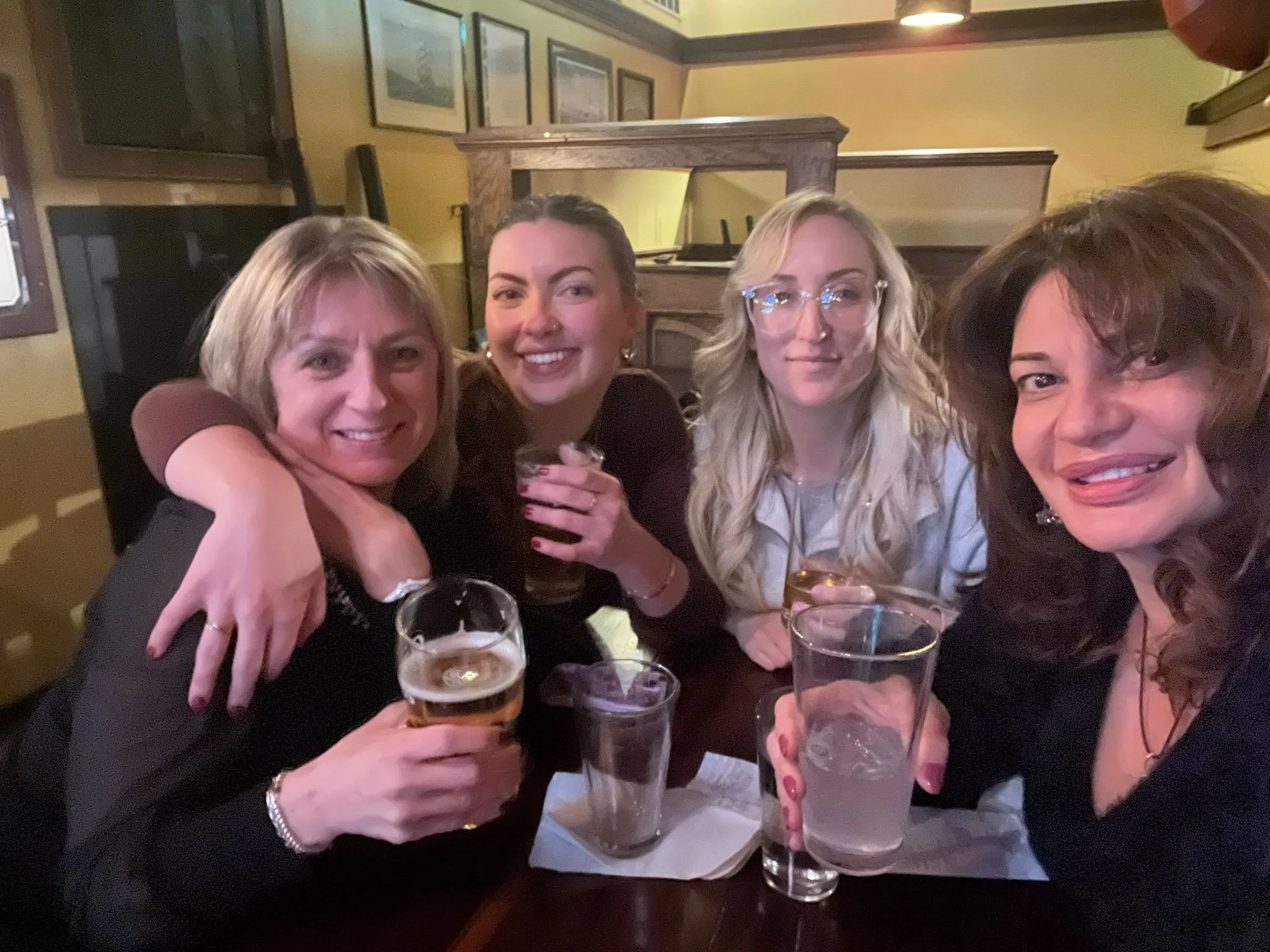 Barn team social at the Pub