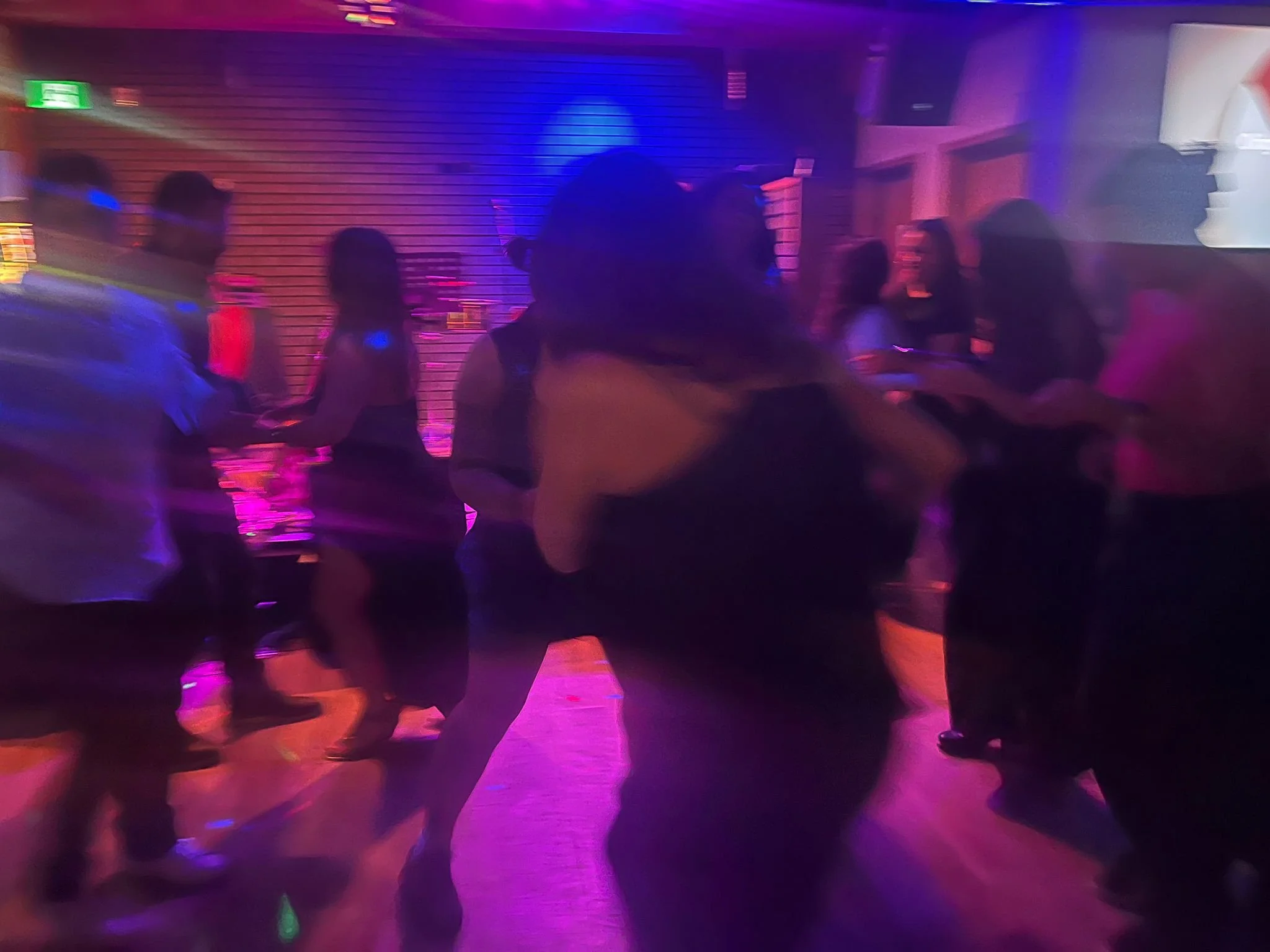 Latin dance night social with the Shawnessy Barn Zumba team