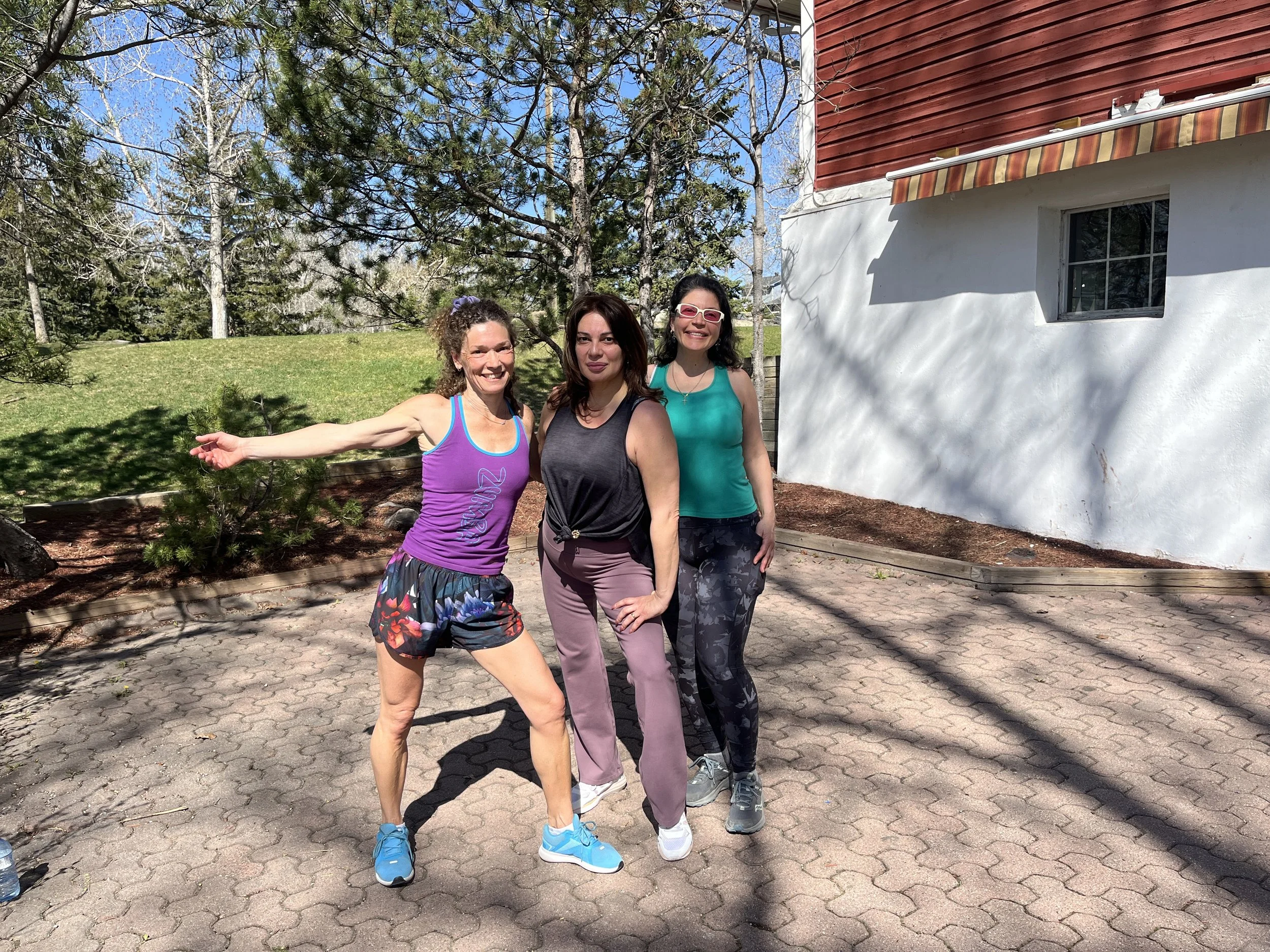 Outdoor Zumba at the Barn