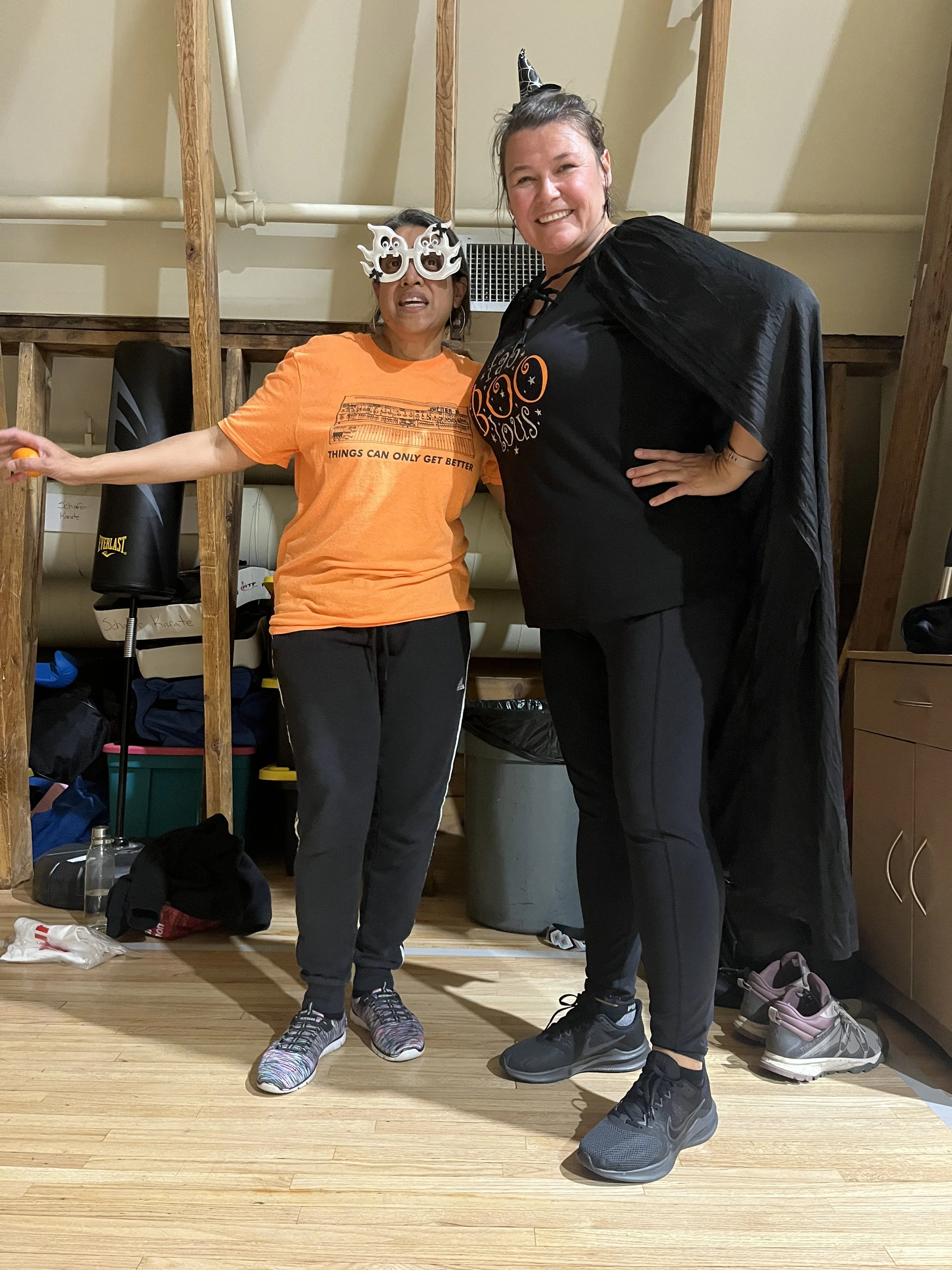 Halloween Zumba dance fitness party at the Shawnessy Barn