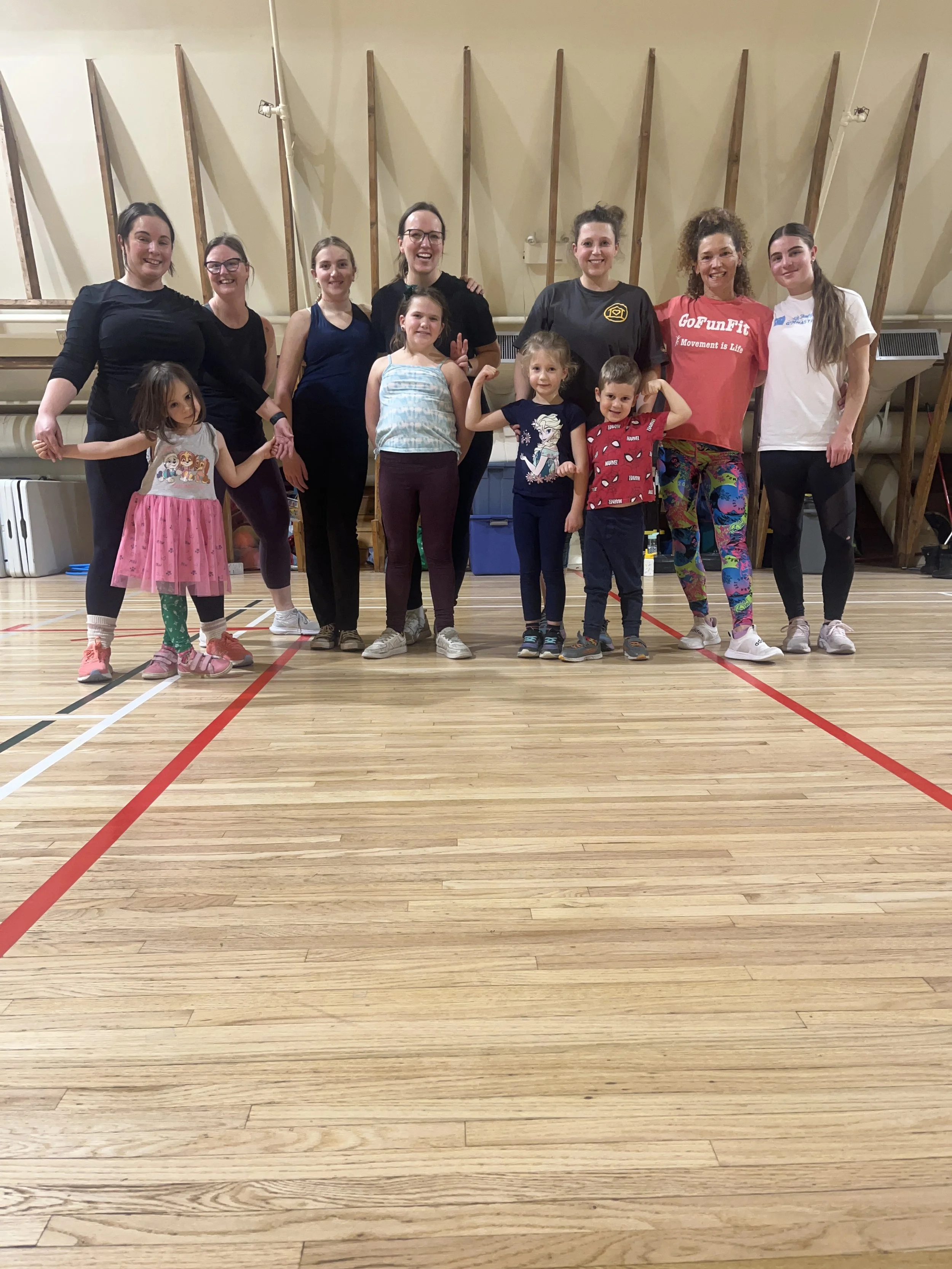 Fit Family Zumba dance party at the Shawnessy Barn