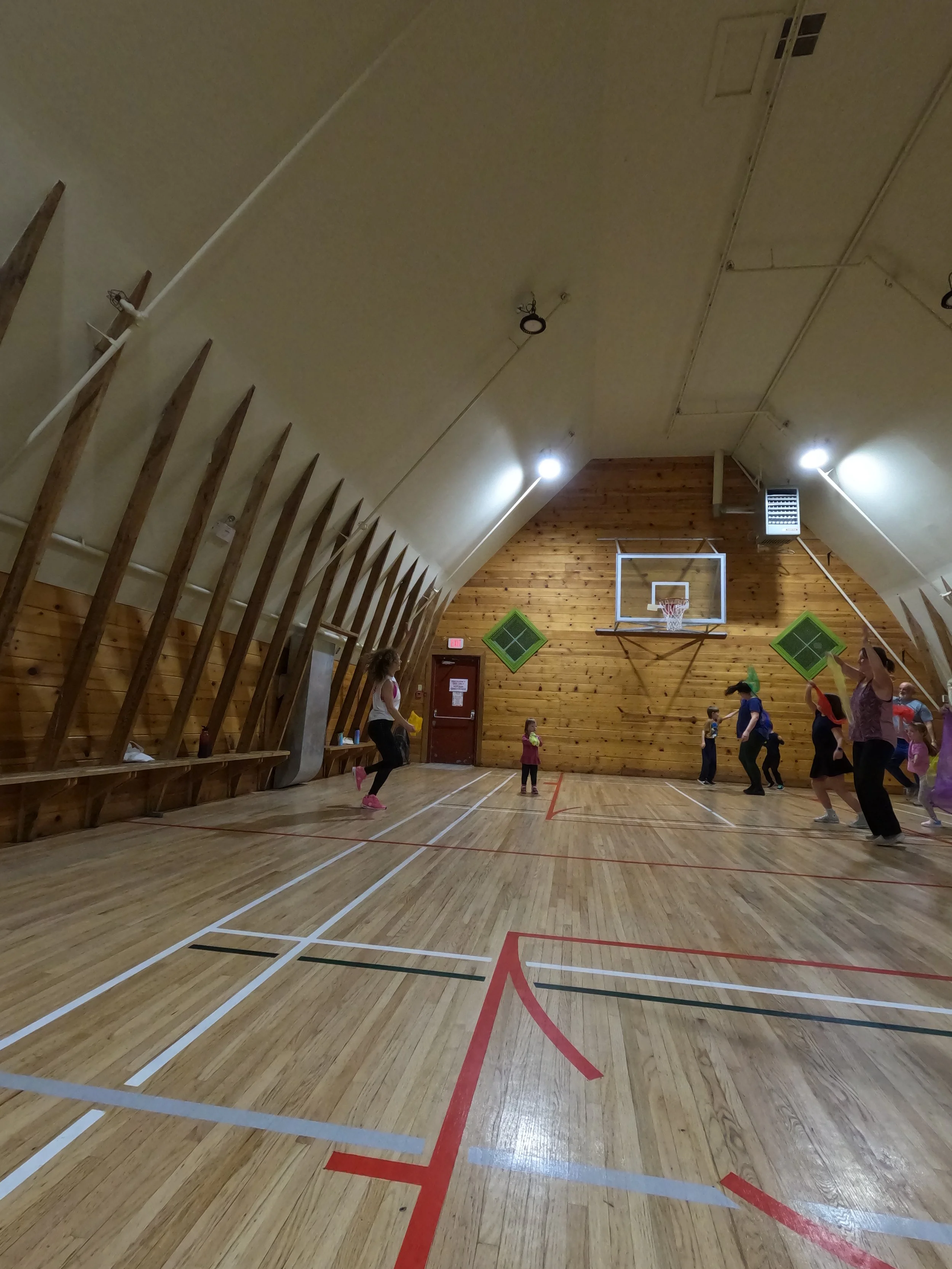 Fit Family Zumba dance fitness party at the Shawnessy Barn for families with kids ages 5 and older