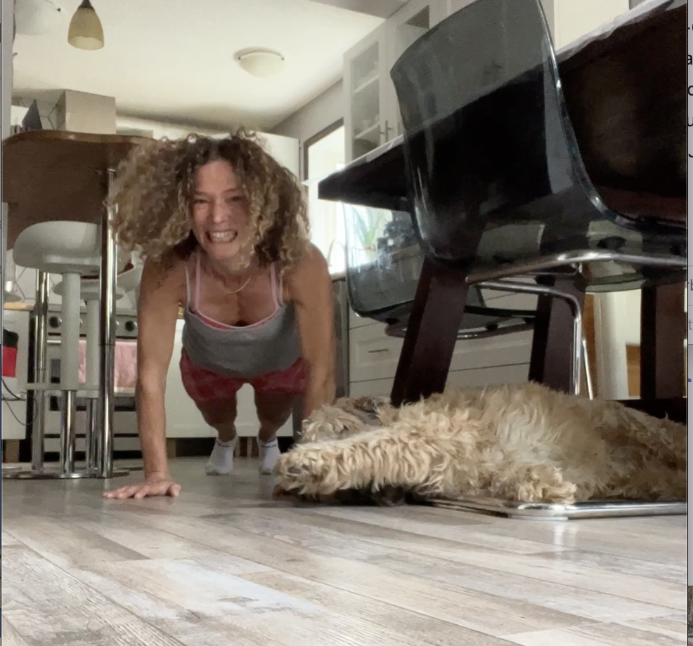 Pushup challenge for mental health support