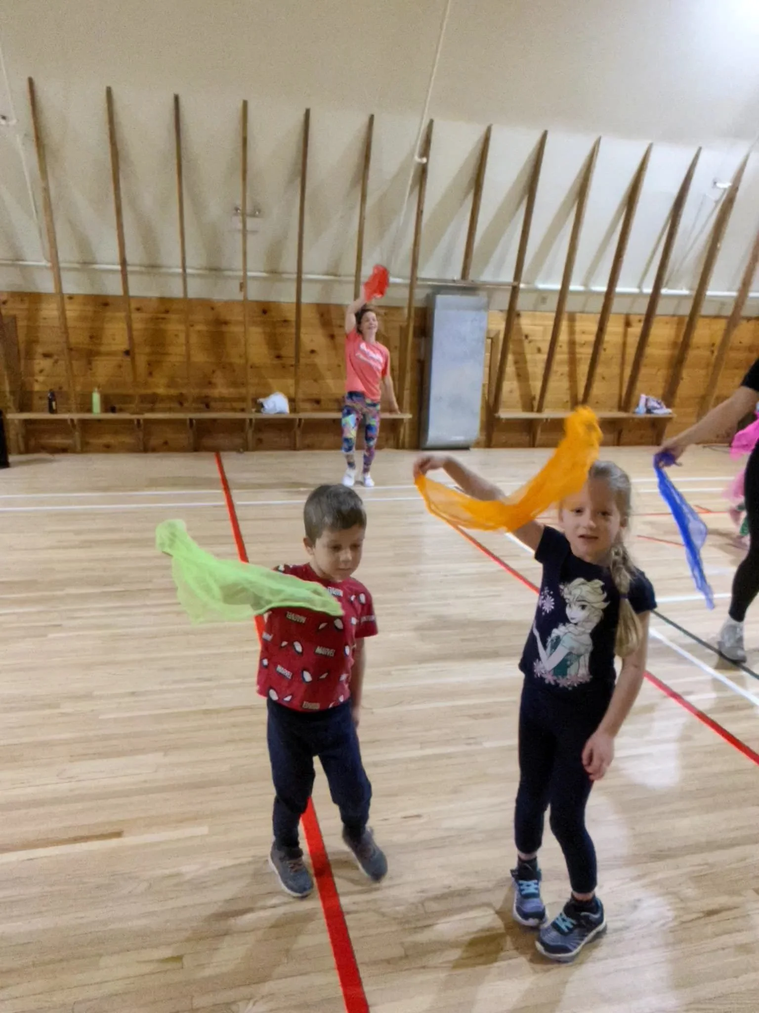 Fit Family Zumba dance fitness party at the Shawnessy Barn for families with kids ages 5 and older