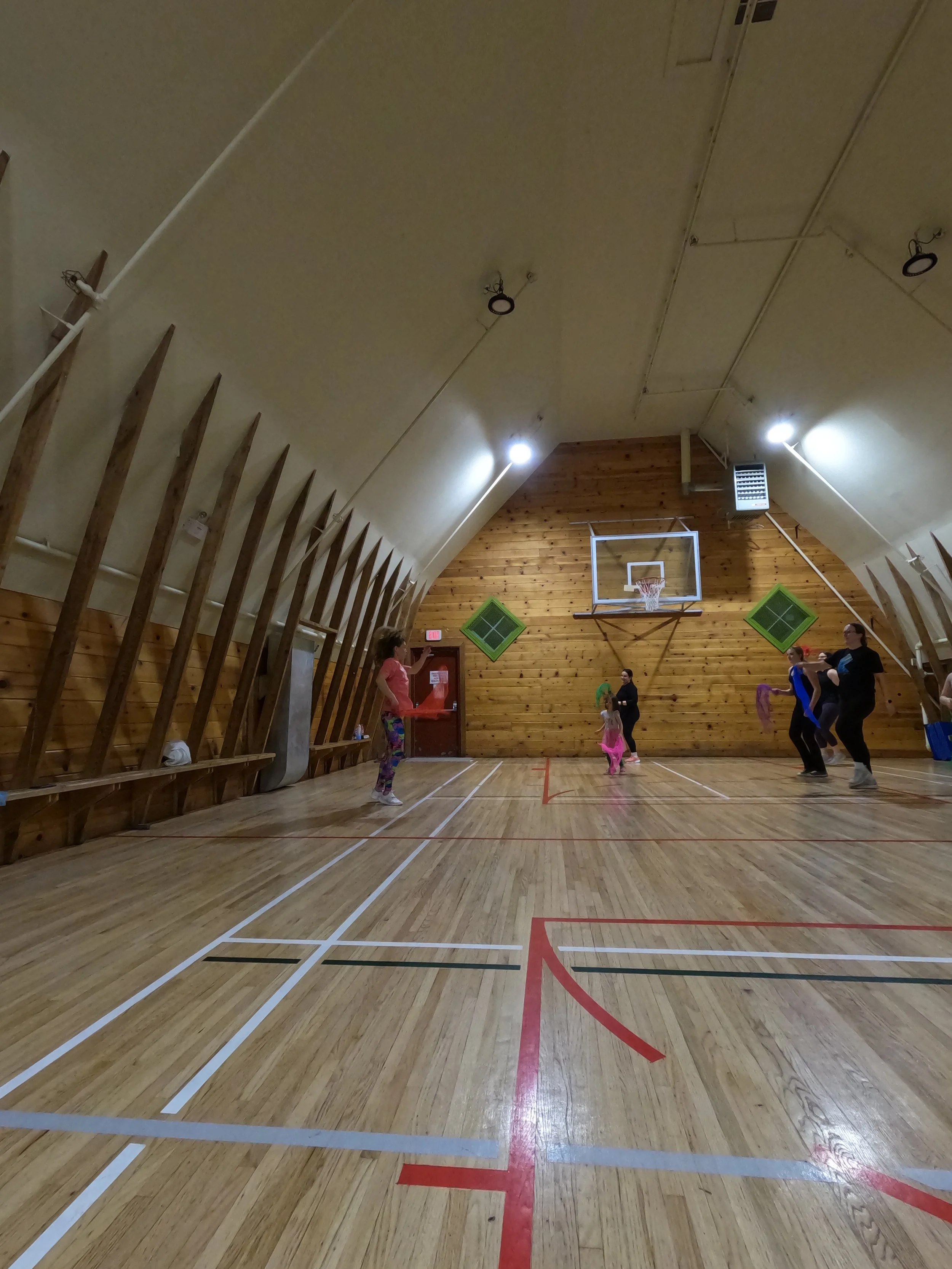 Fit Family Zumba dance fitness party at the Shawnessy Barn for families with kids ages 5 and older