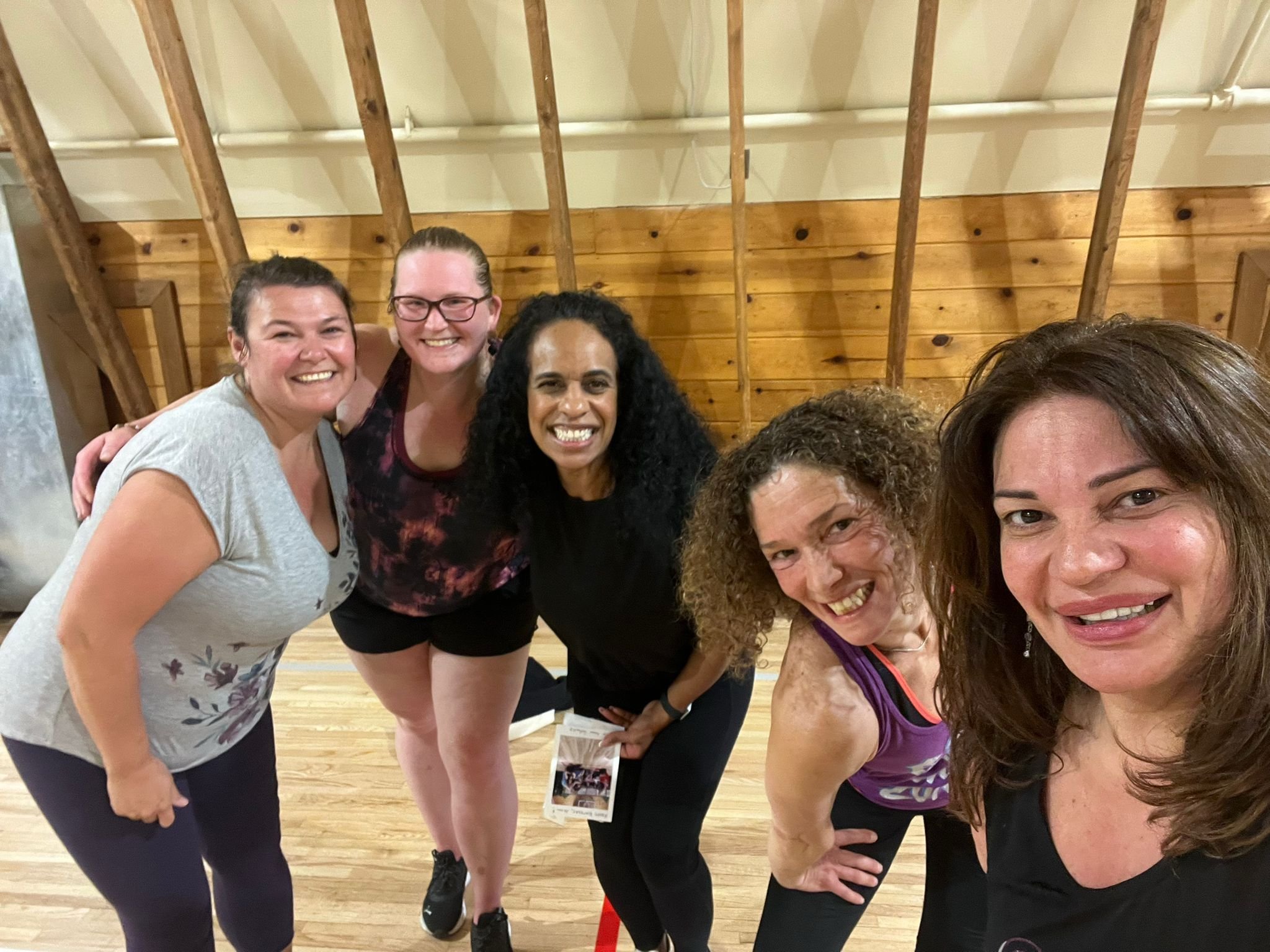 Zumba birthday celebration at the Barn