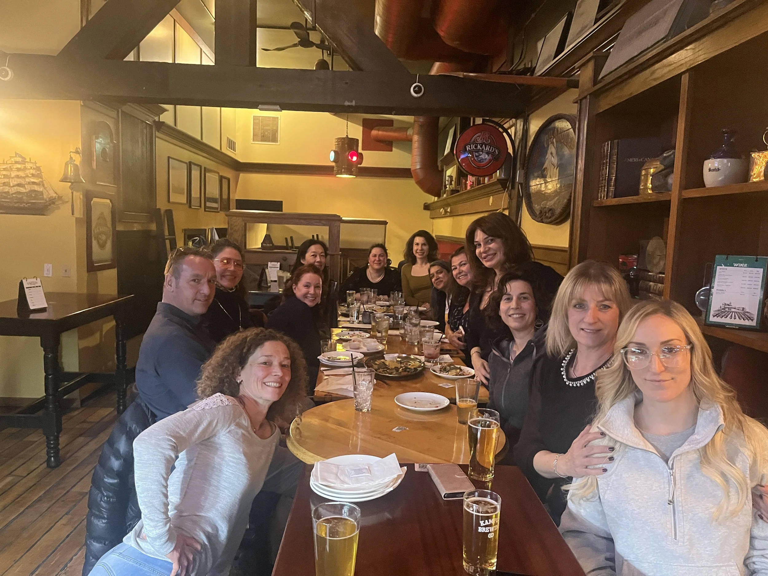 Barn team social at the Pub